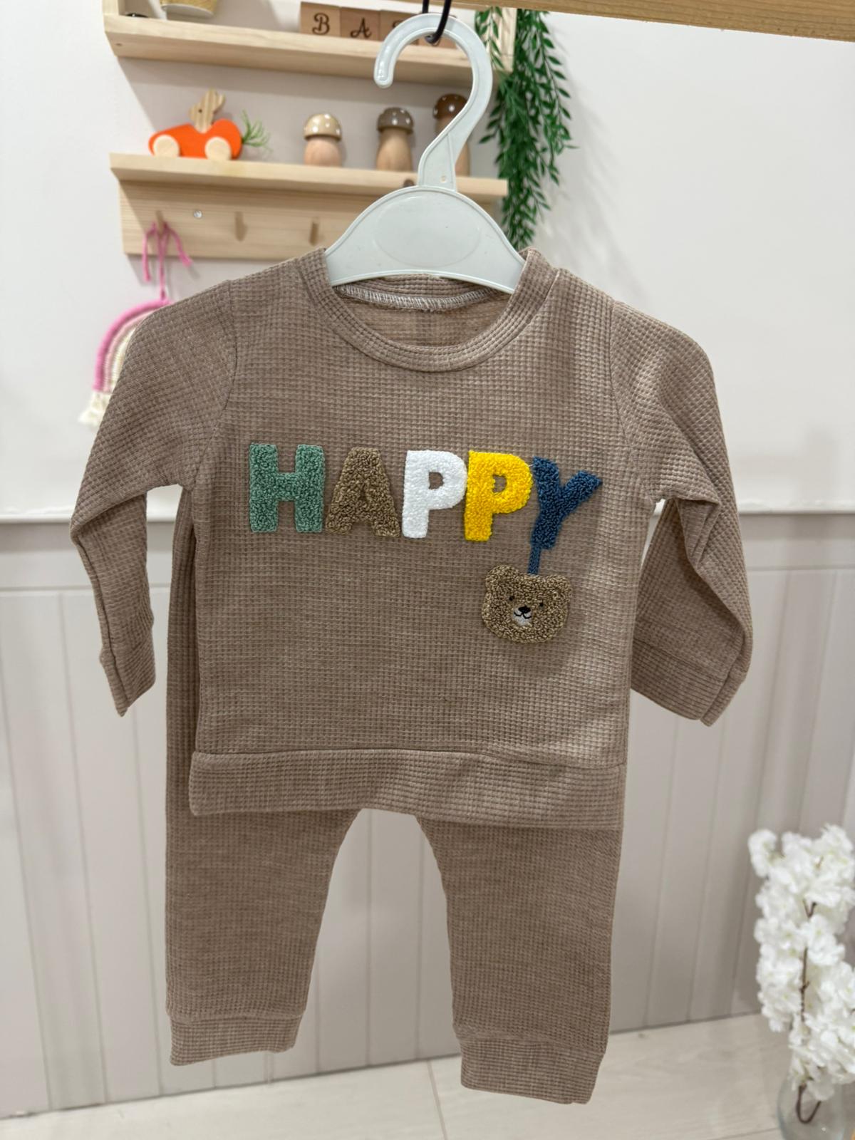 Happy Baskılı İkili Takım 3-6 ay 
