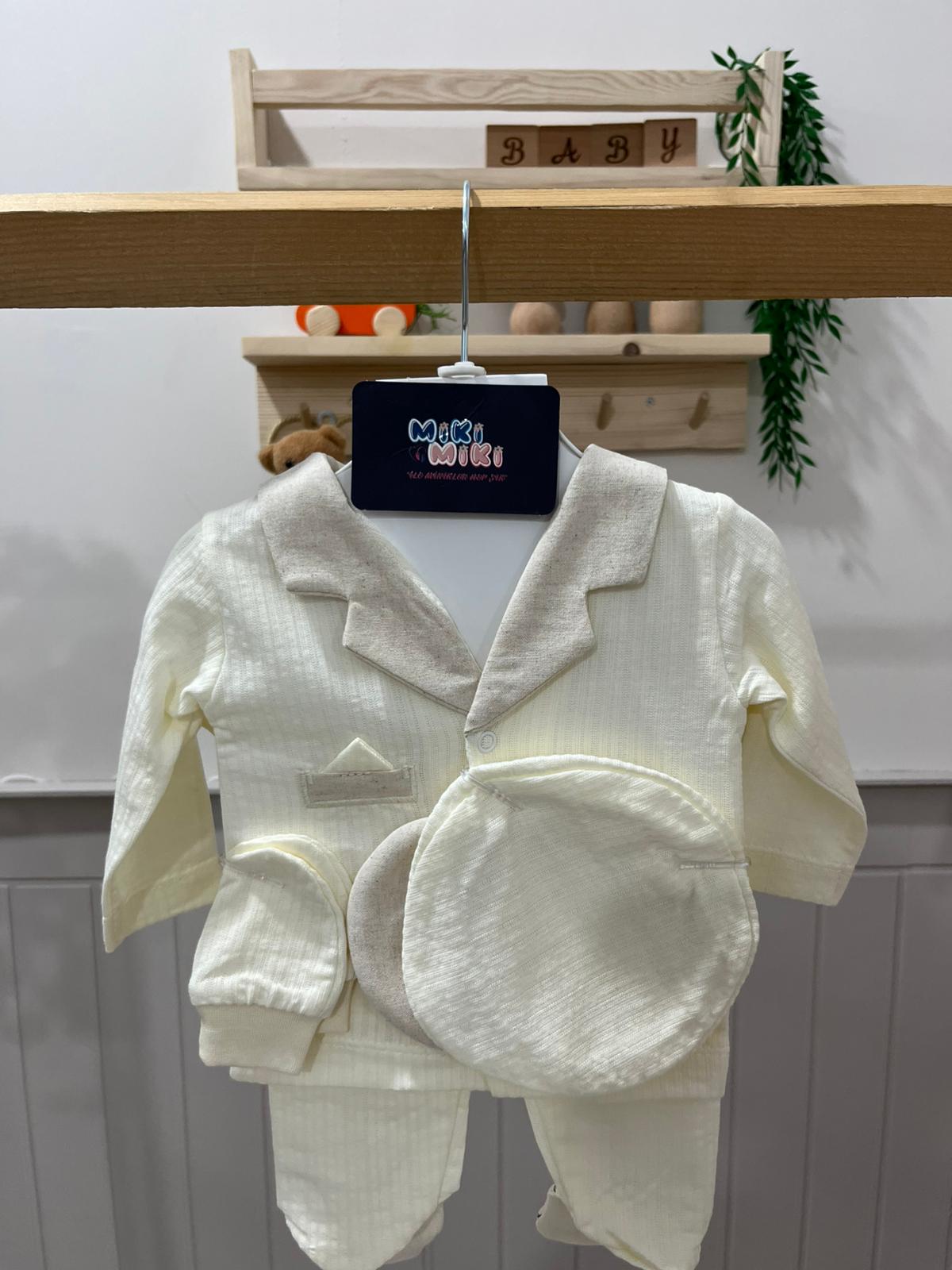 Kasketli Organik 5'Li Hastane Çıkışı