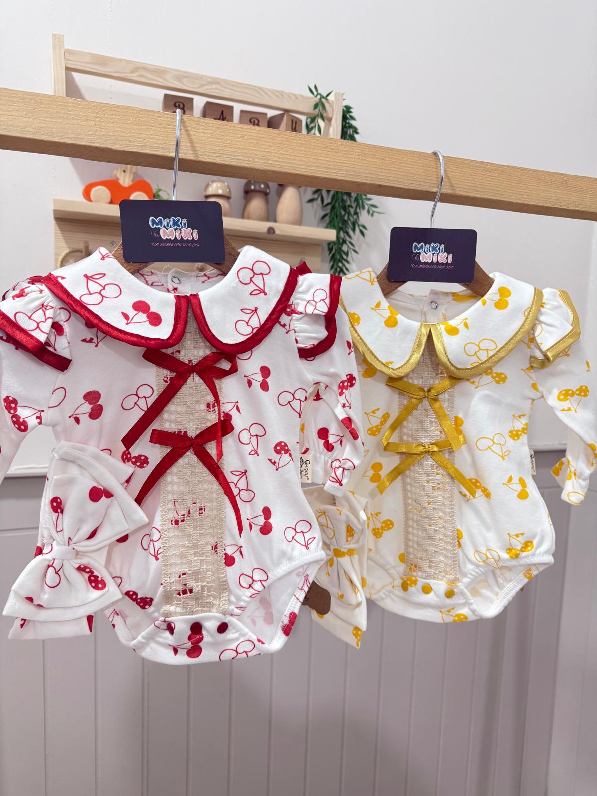 %100 Pamuk Kirazlı Konsept Tulum