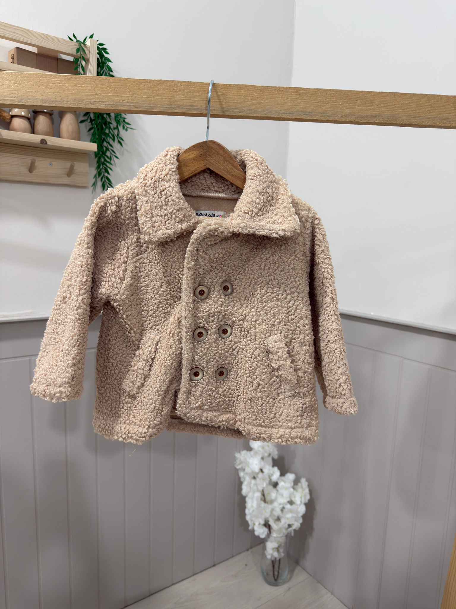 Teddy İçi Şardonlu Unisex Kürk