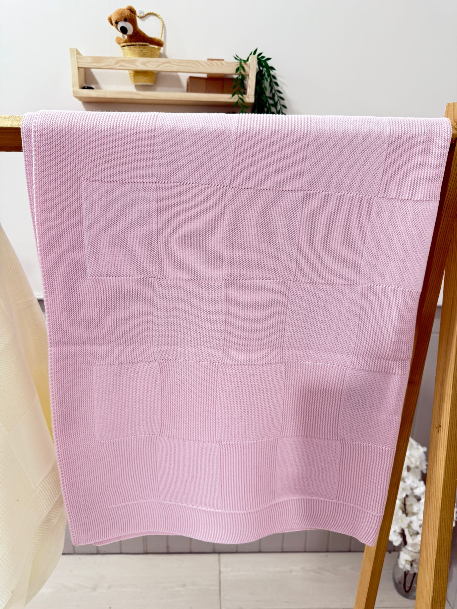 Triko Batteniye Desen-1  - Pembe
