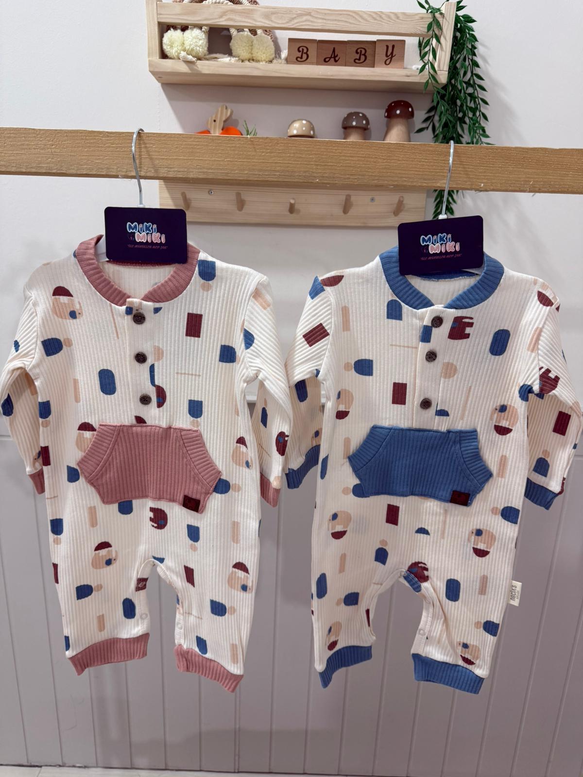 %100 Pamuk Mozaik Tasarım Organik Tulum