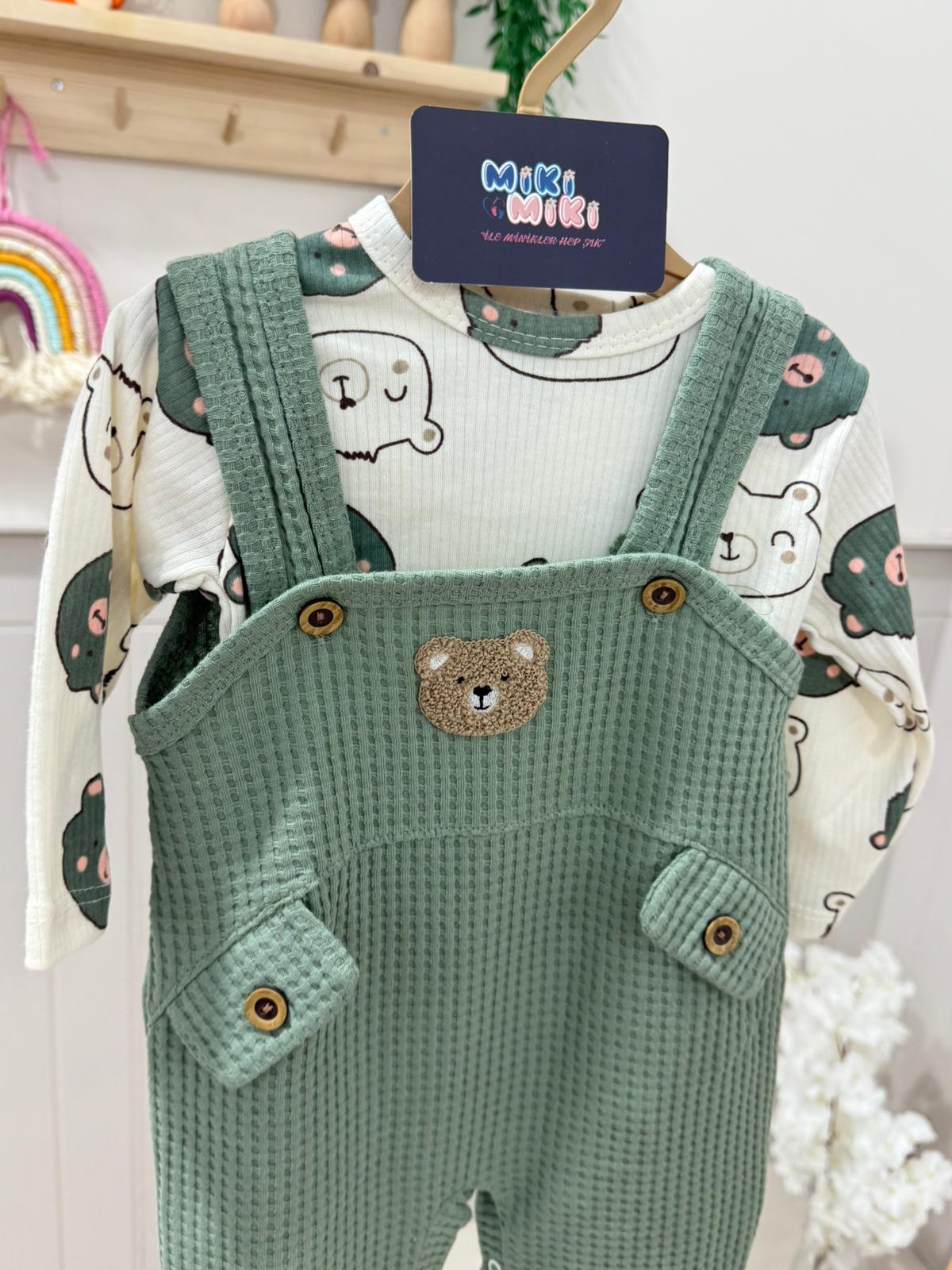 %100 Pamuk Ayıcıklı Çorap Hediyeli Erkek Slopet