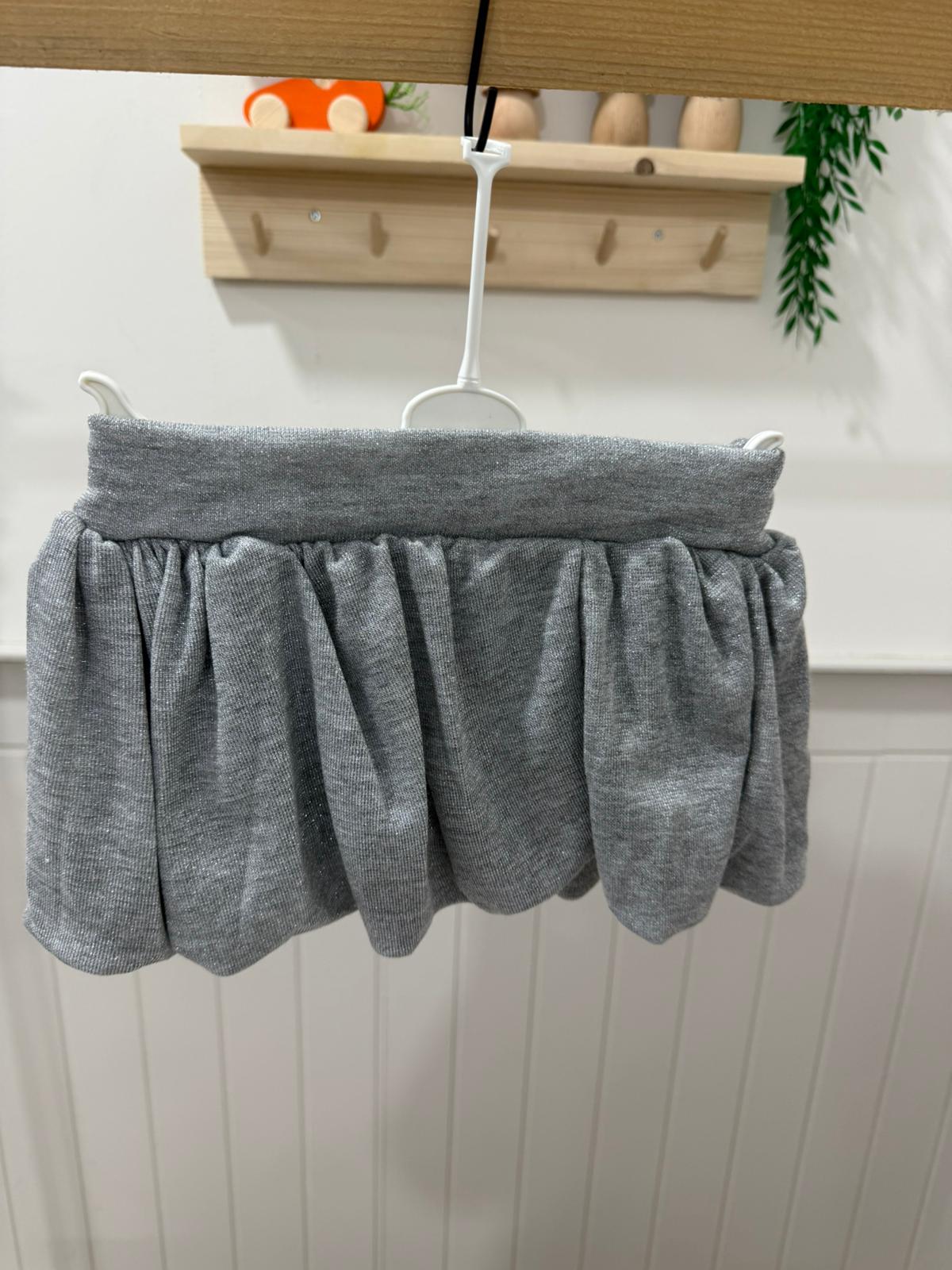 6-9/9-12 Ay Uyumlu Tütü Etek Gri