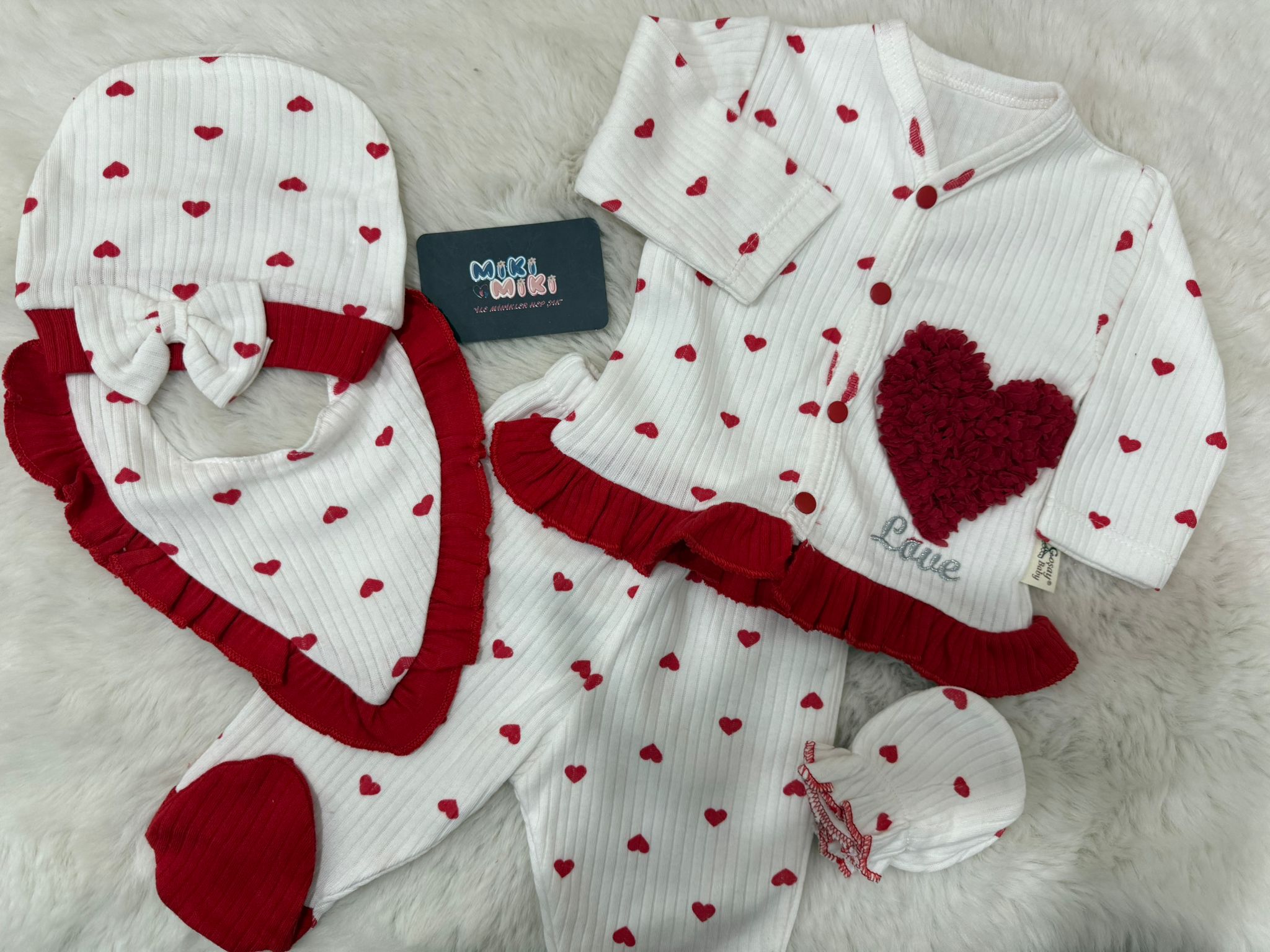 &100 Pamuklu Kalpli 5 Lİ Hastane Çıkışı