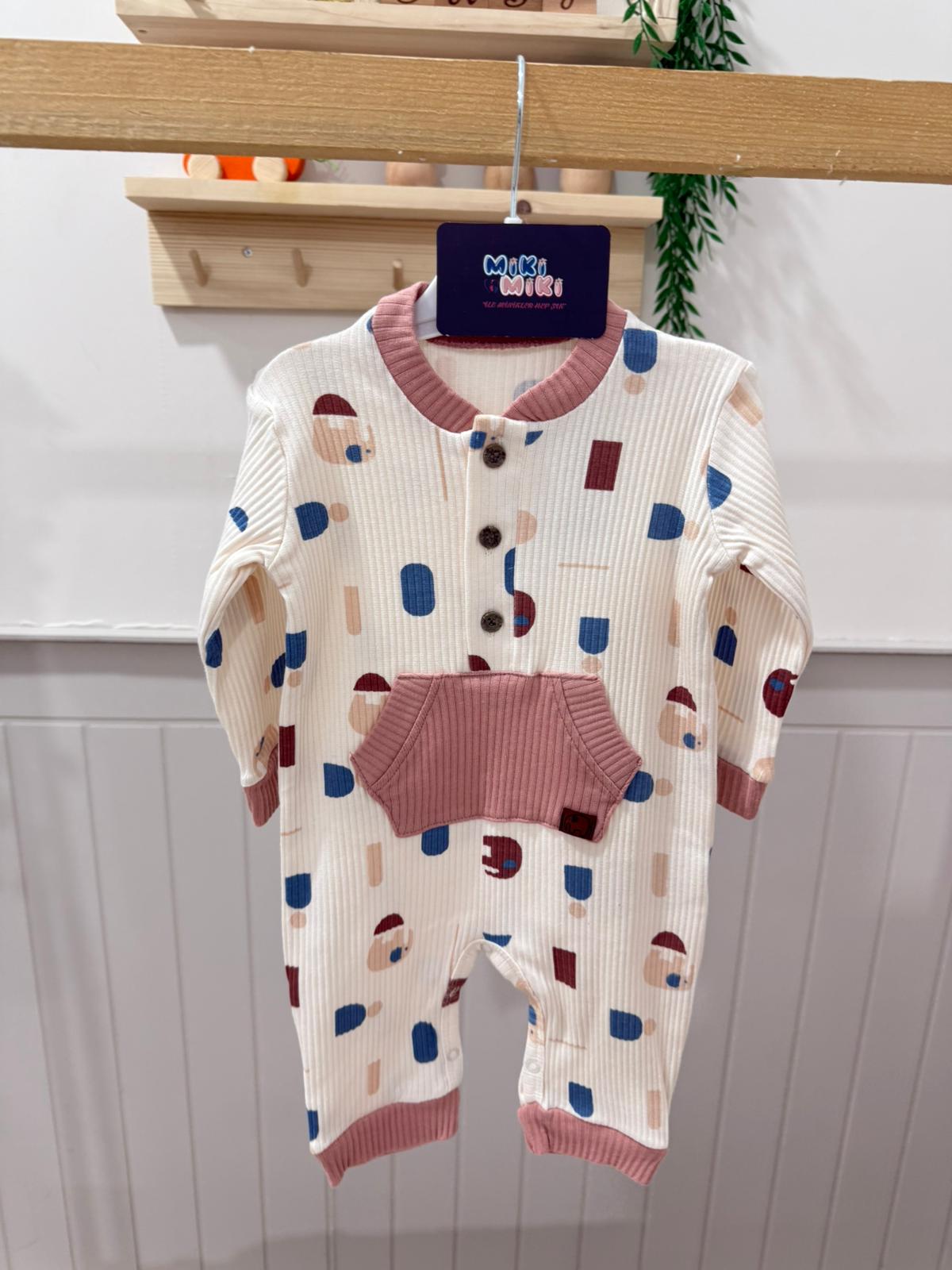 %100 Pamuk Mozaik Tasarım Organik Tulum