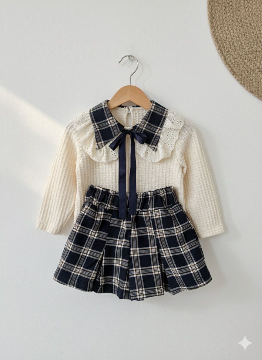 Seyyar Yakalıklı Şort Etekli Takım