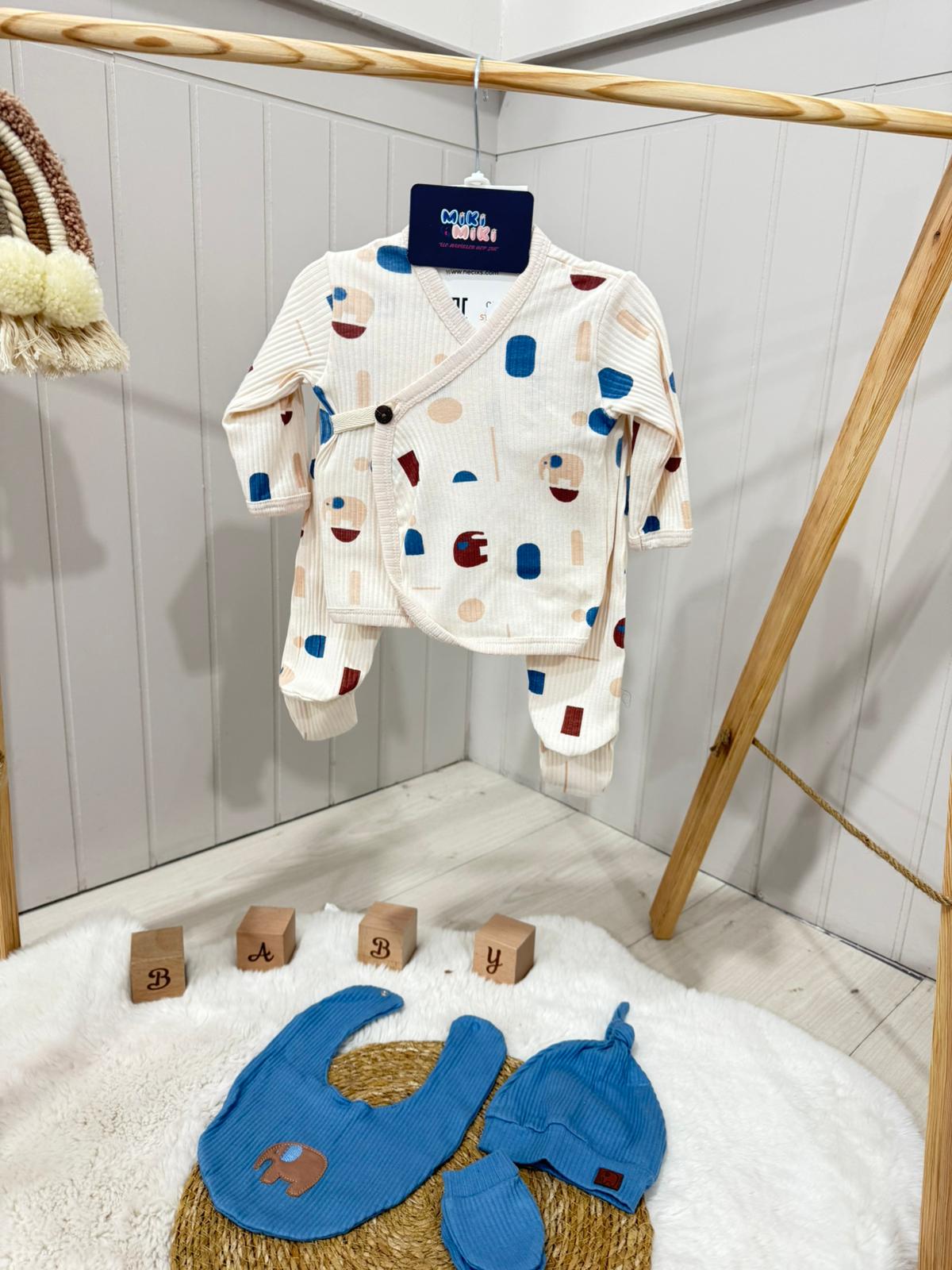 %100 Pamuk Fil Detaylı 5 LİHastane Çıkışı