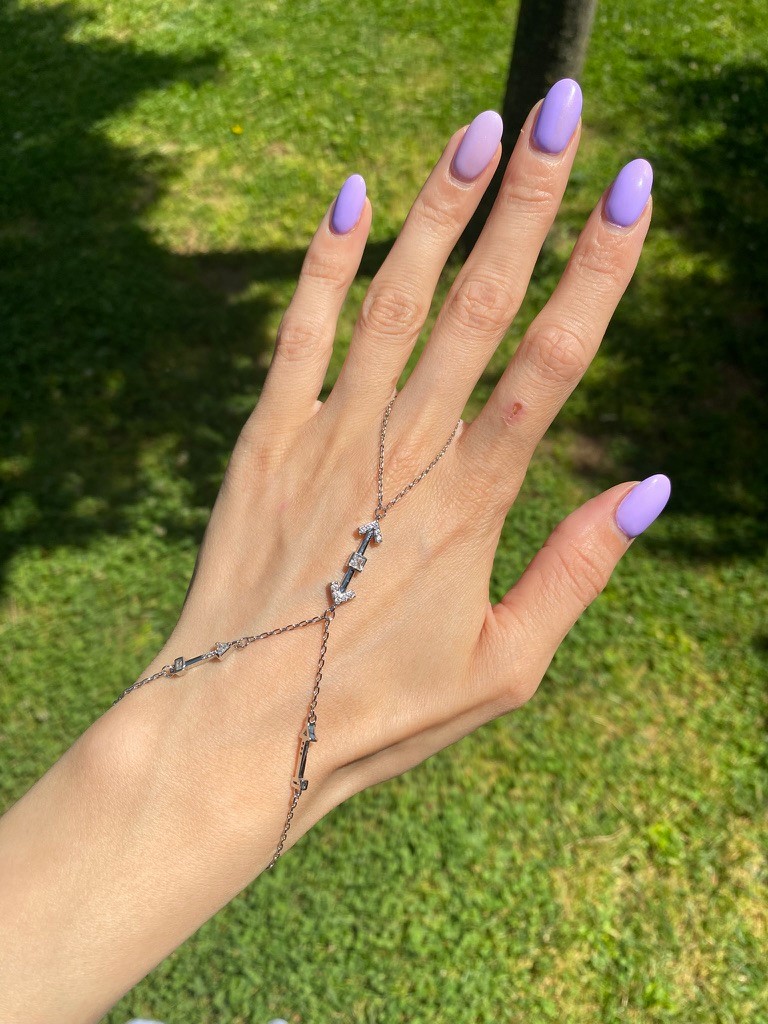 Zirkon Taşlı Ok Model Şahmeran Silver / Çelik