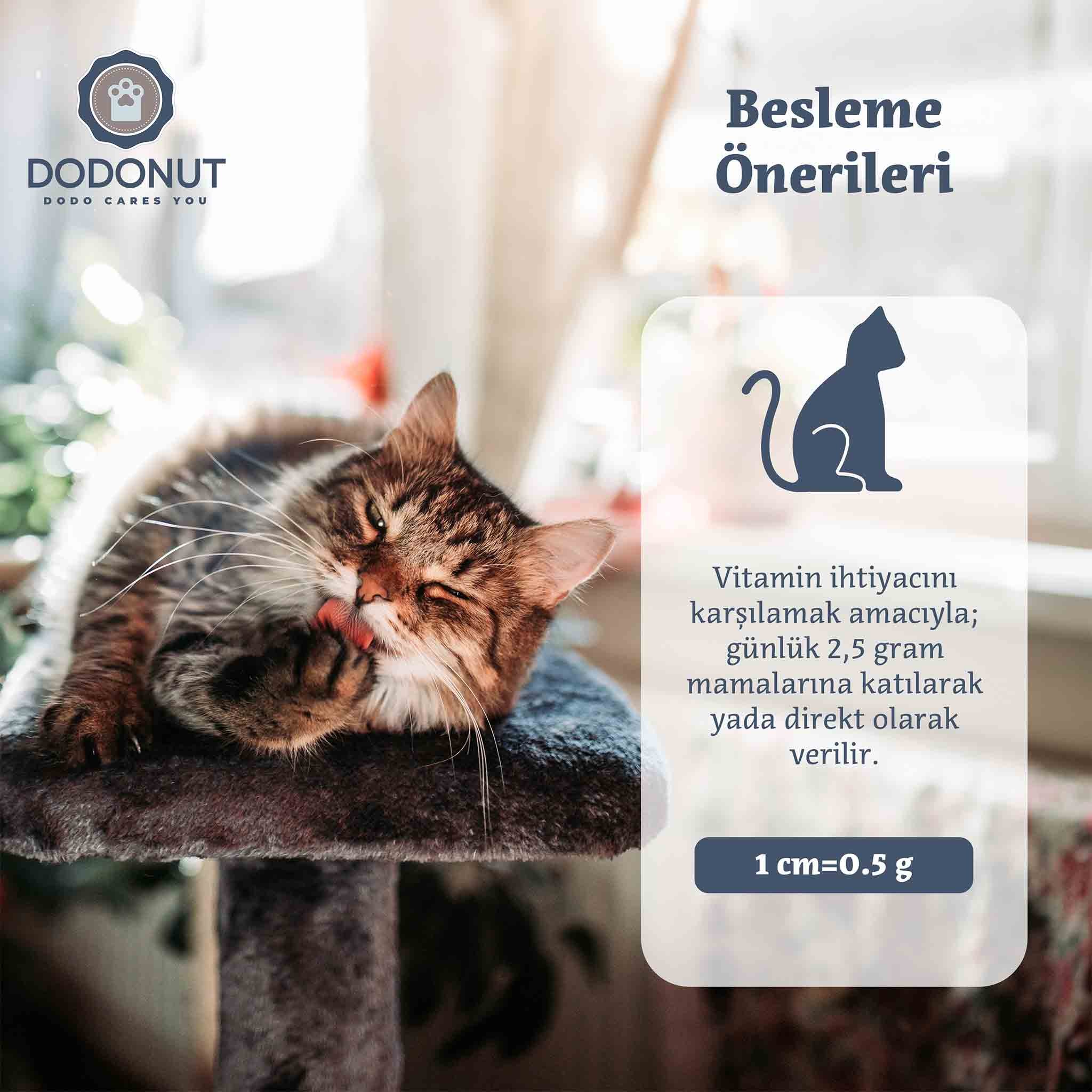 HappyDerm Kedi Biotinli Deri&Tüy Sağlığı Malt Besin Takviyesi,100 GR