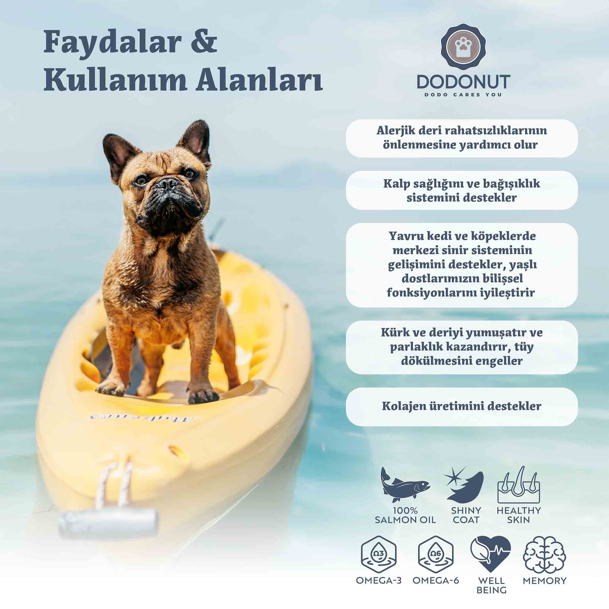 SuperFish Oil+ %100 Somon Yağı, Omega 3 ve 6, Kedi ve Köpek, 250 ML