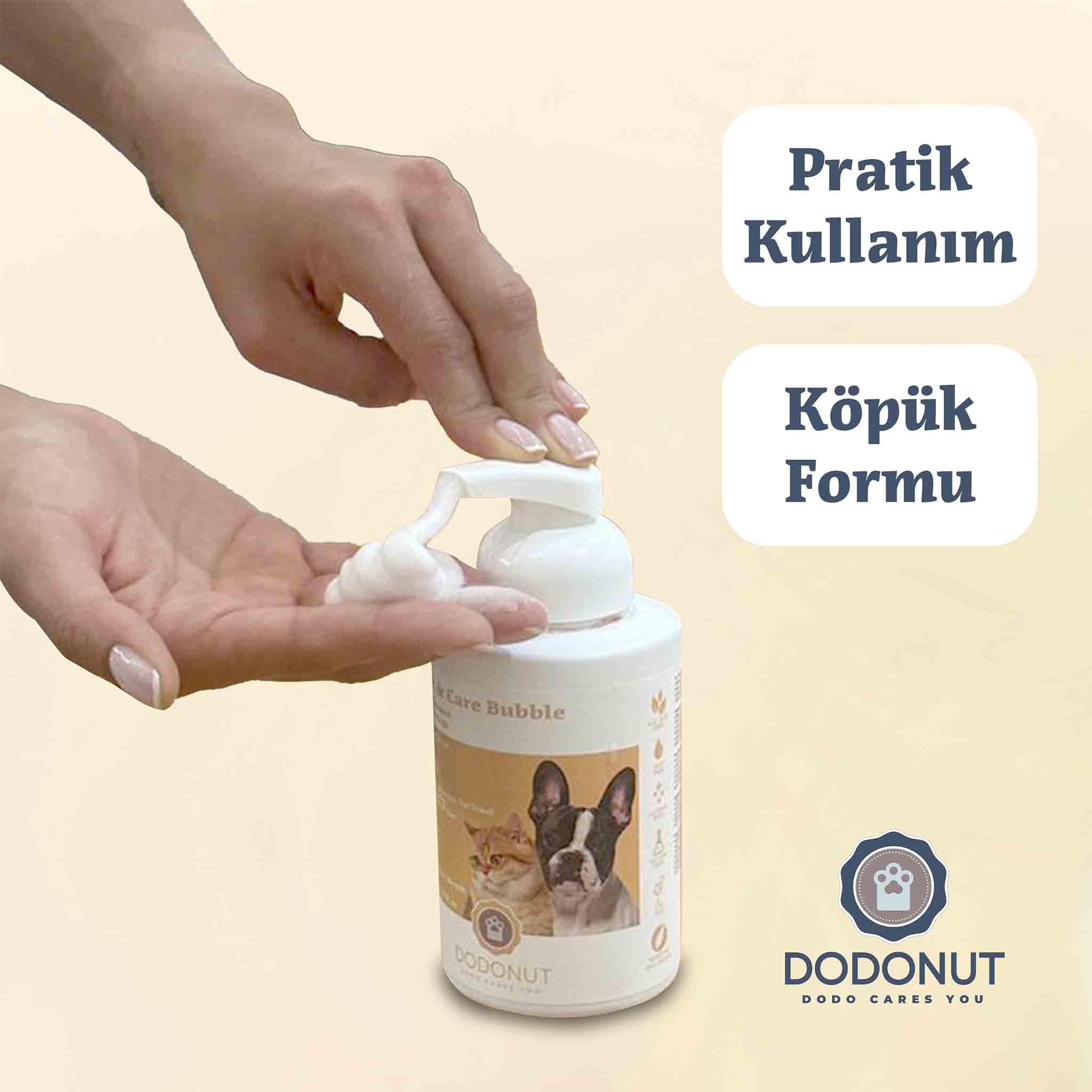 Pure&Care Bubble Kedi ve Köpek Kuru Köpük Şampuanı, 350 ML