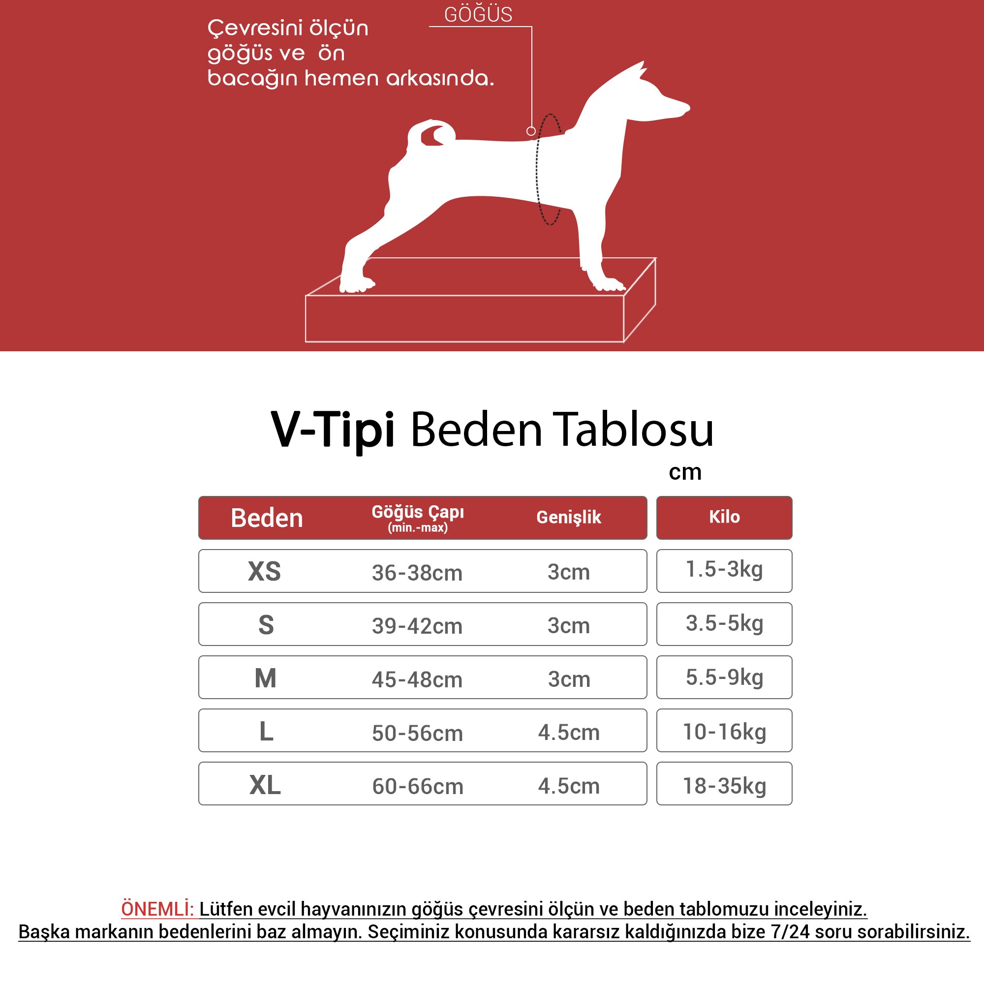 Tailpetz V-Tipi Köpek Göğüs Tasması