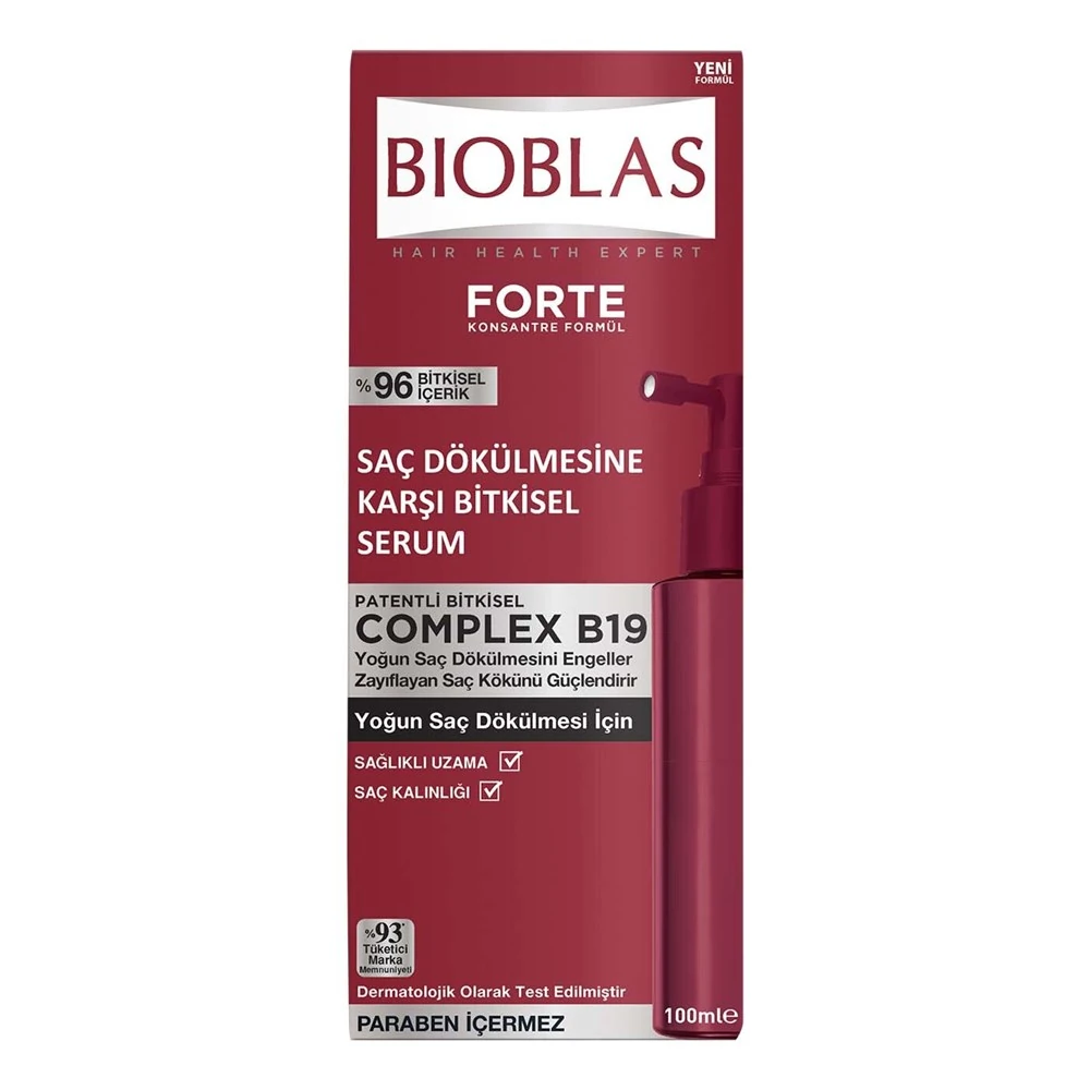 Bioblas Forte Saç Dökülmesine Karşı Etkili Bitkisel Serum 100 ml