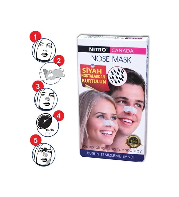 Nitro Canada Siyah Nokta Burun Temizleme Bandı 5 Adet