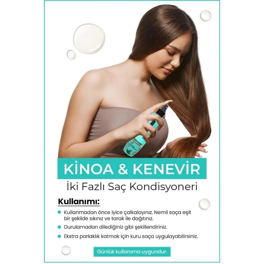 Morfose Çift Fazlı Kinoa İçeren Fön Suyu 240 ml