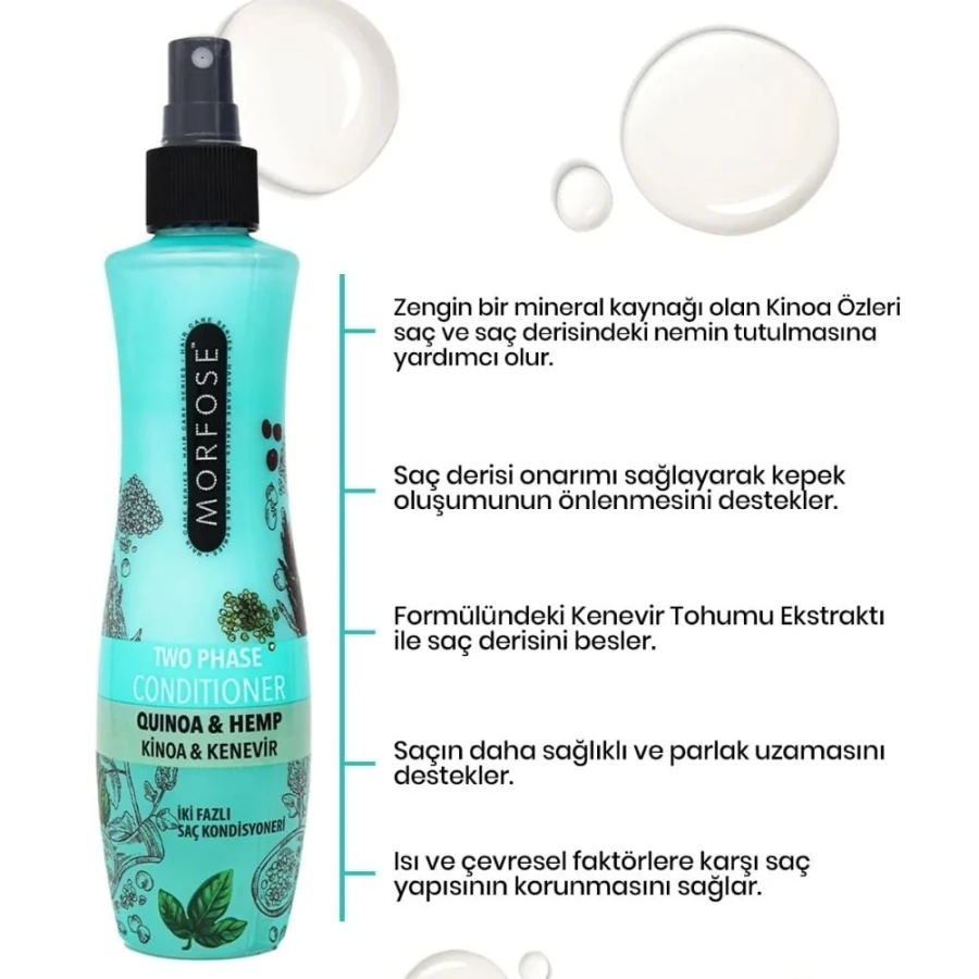 Morfose Çift Fazlı Kinoa İçeren Fön Suyu 240 ml