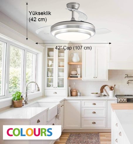 STARS SIRIUS KATLANIR KANATLI TAVAN VANTİLATÖRÜ