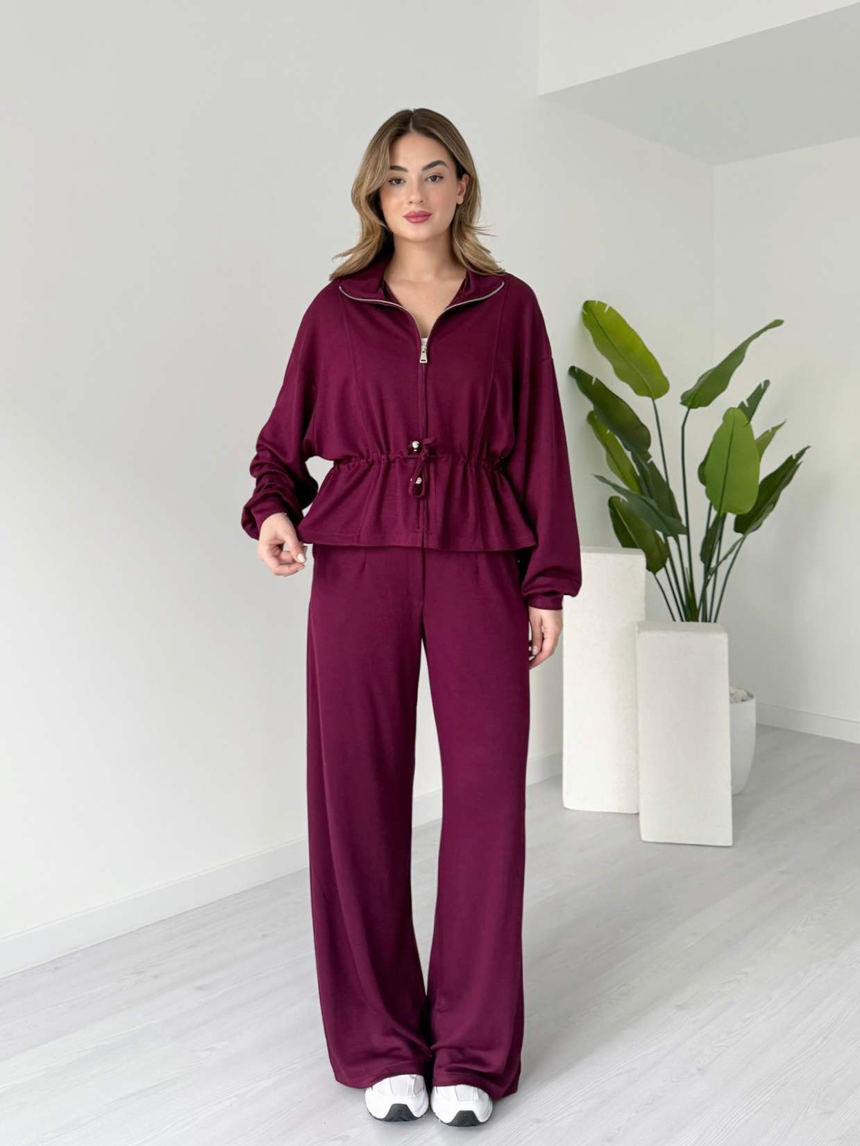 Oys Model Premium Modal Takım - Bordo