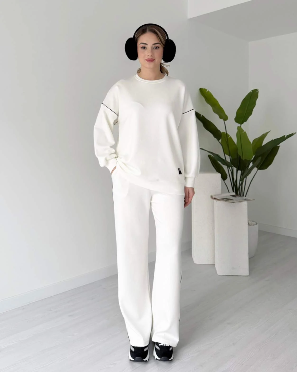 Arma Detaylı Oversize Eşofman Takımı