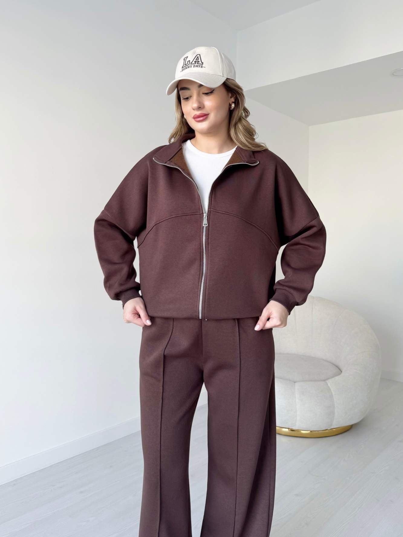 Üç İplik Fermuarlı STREET Eşofman Takımı