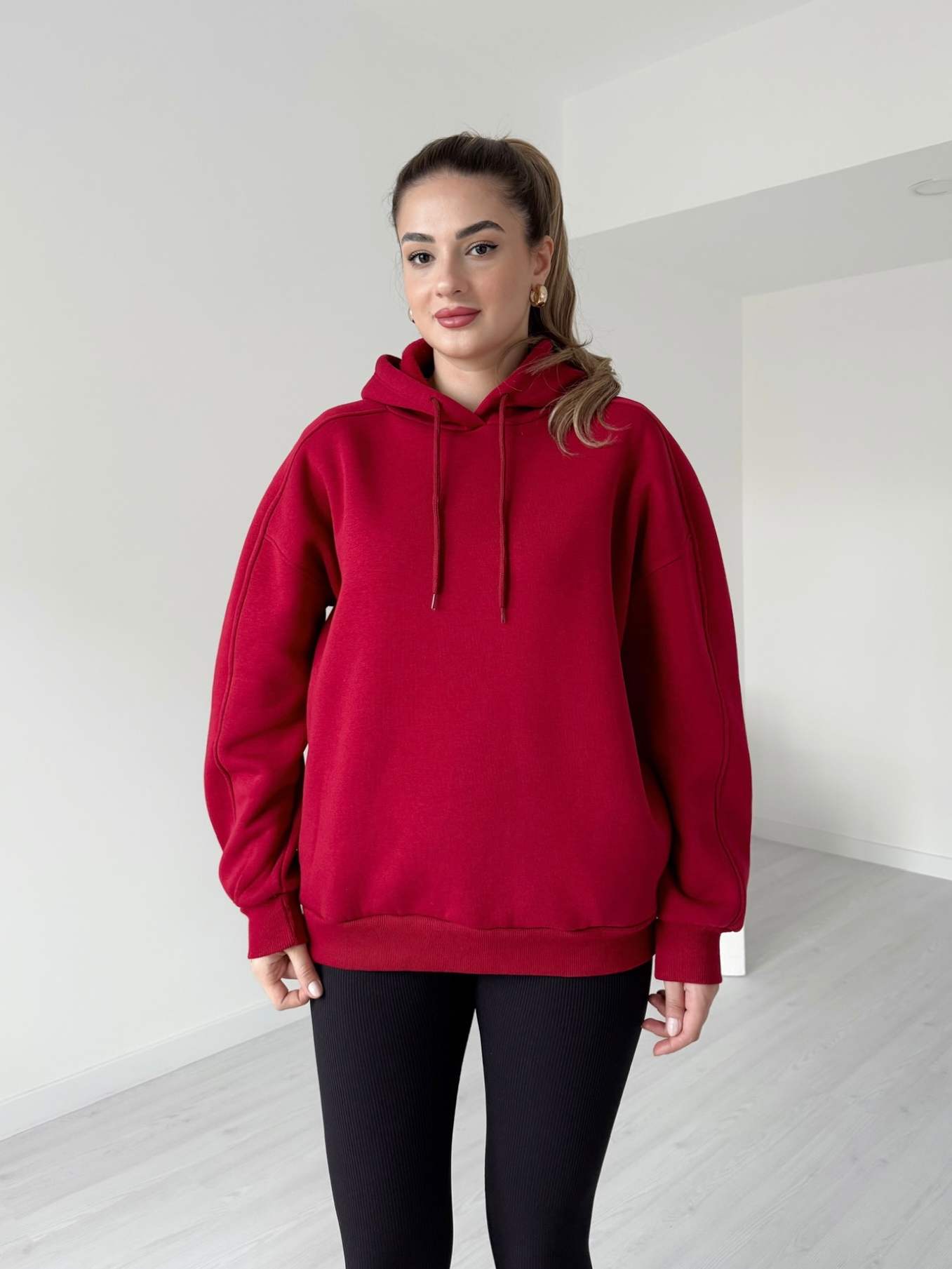 Oversize Kapüşonlu Hoodie