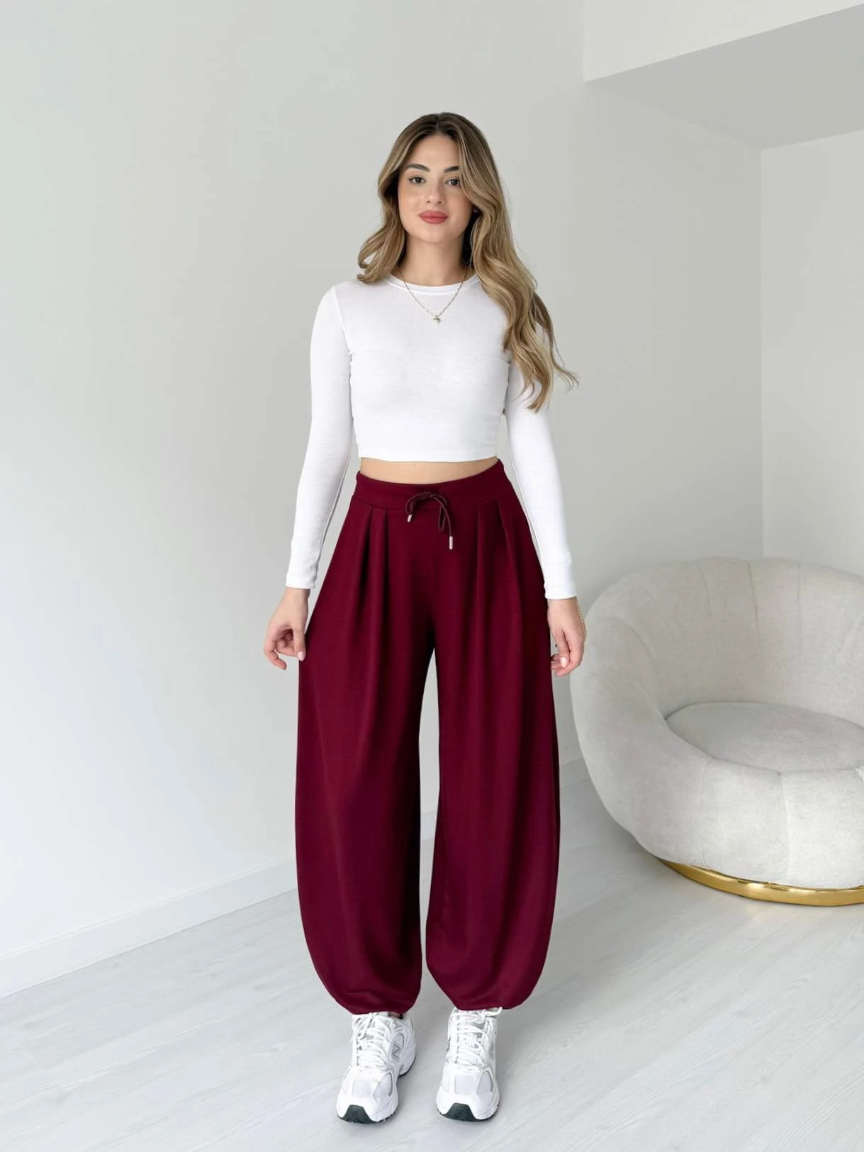 Modal Kumaş Şalvar Pantolon