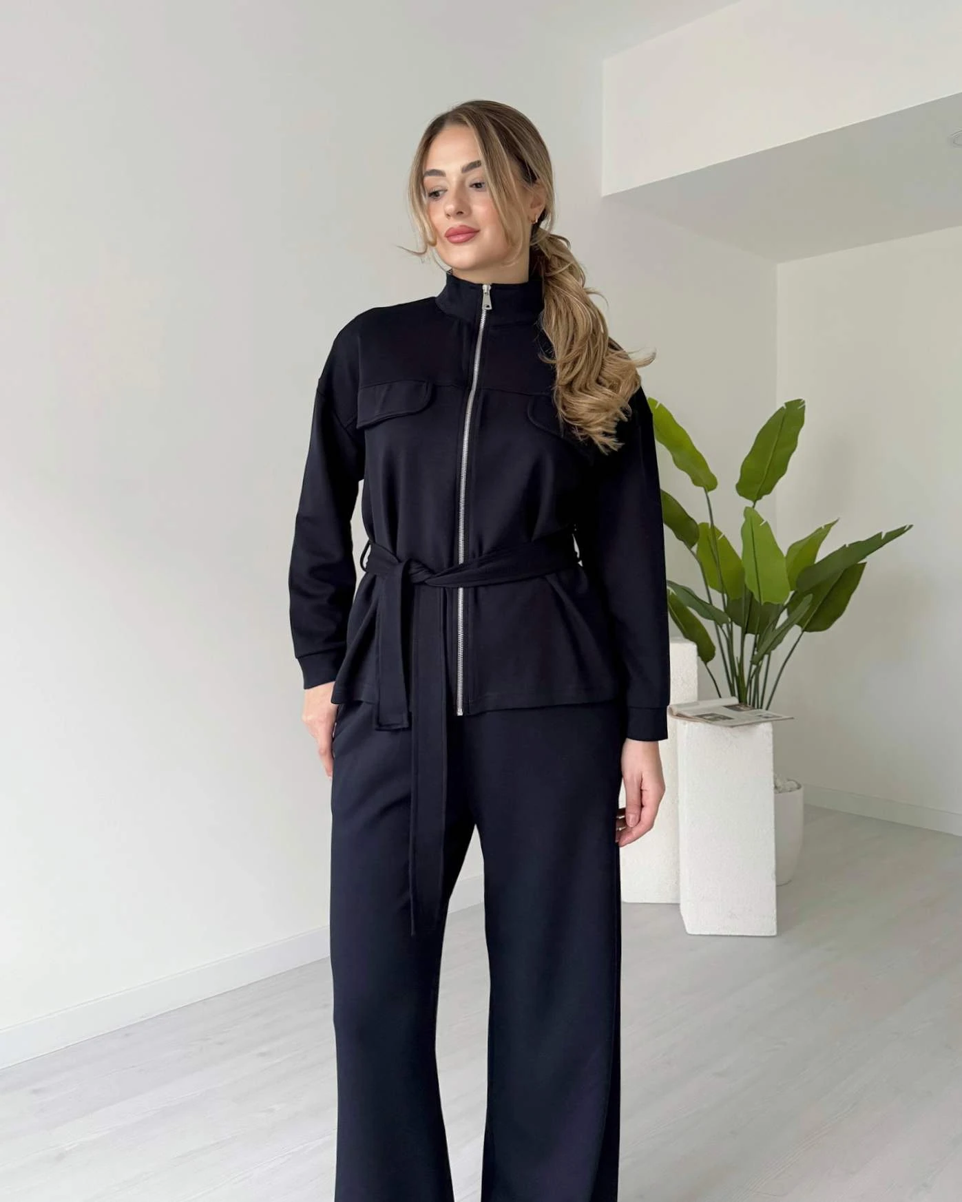 Beli Bağlamalı Modal İkili Takım