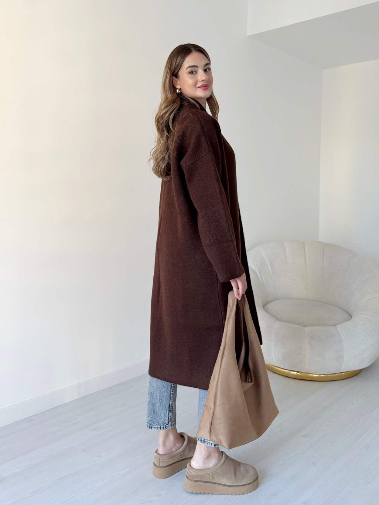 Premium Uzun Triko Hırka