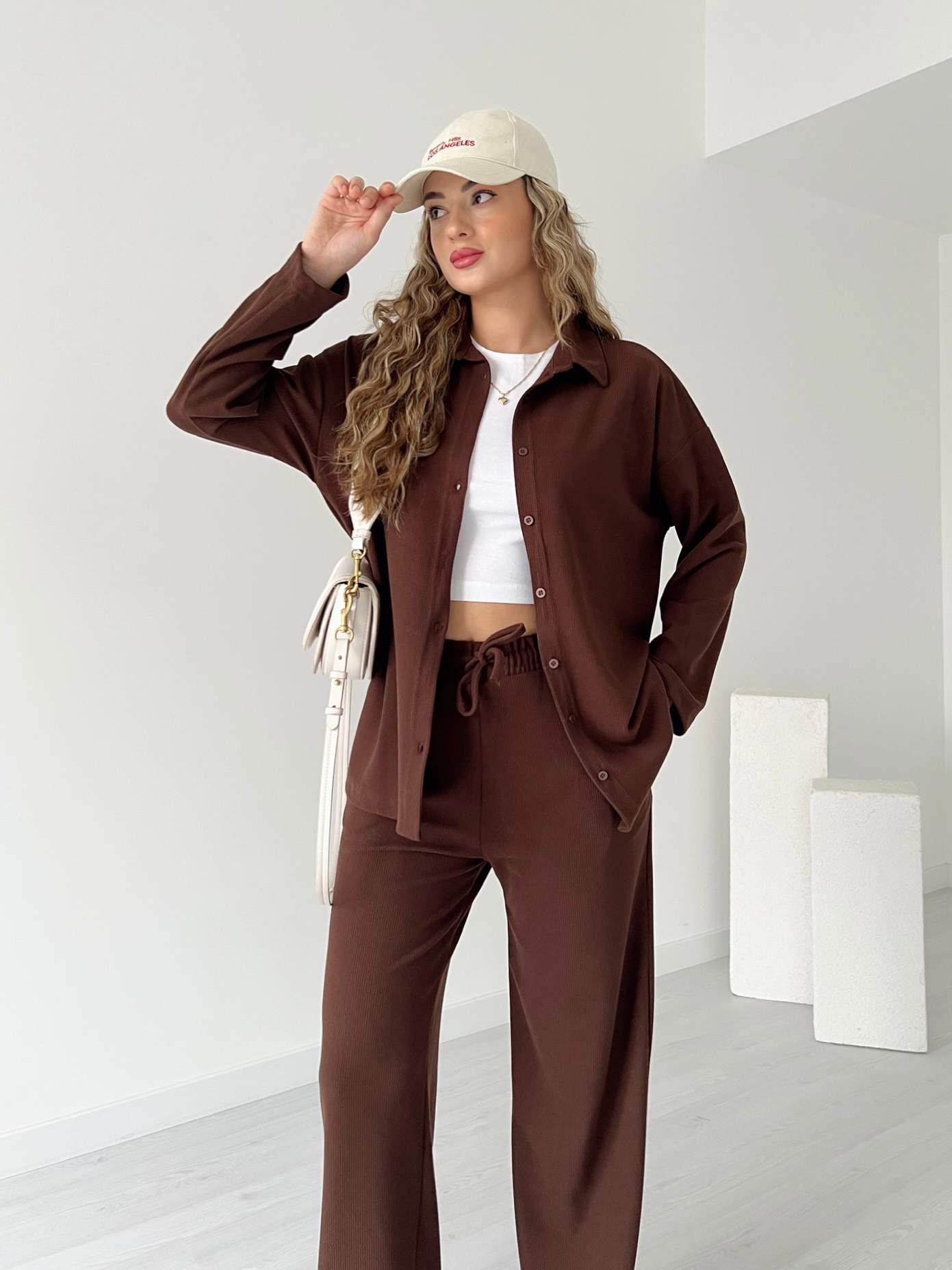 Selanik Kumaş Gömlekli Takım