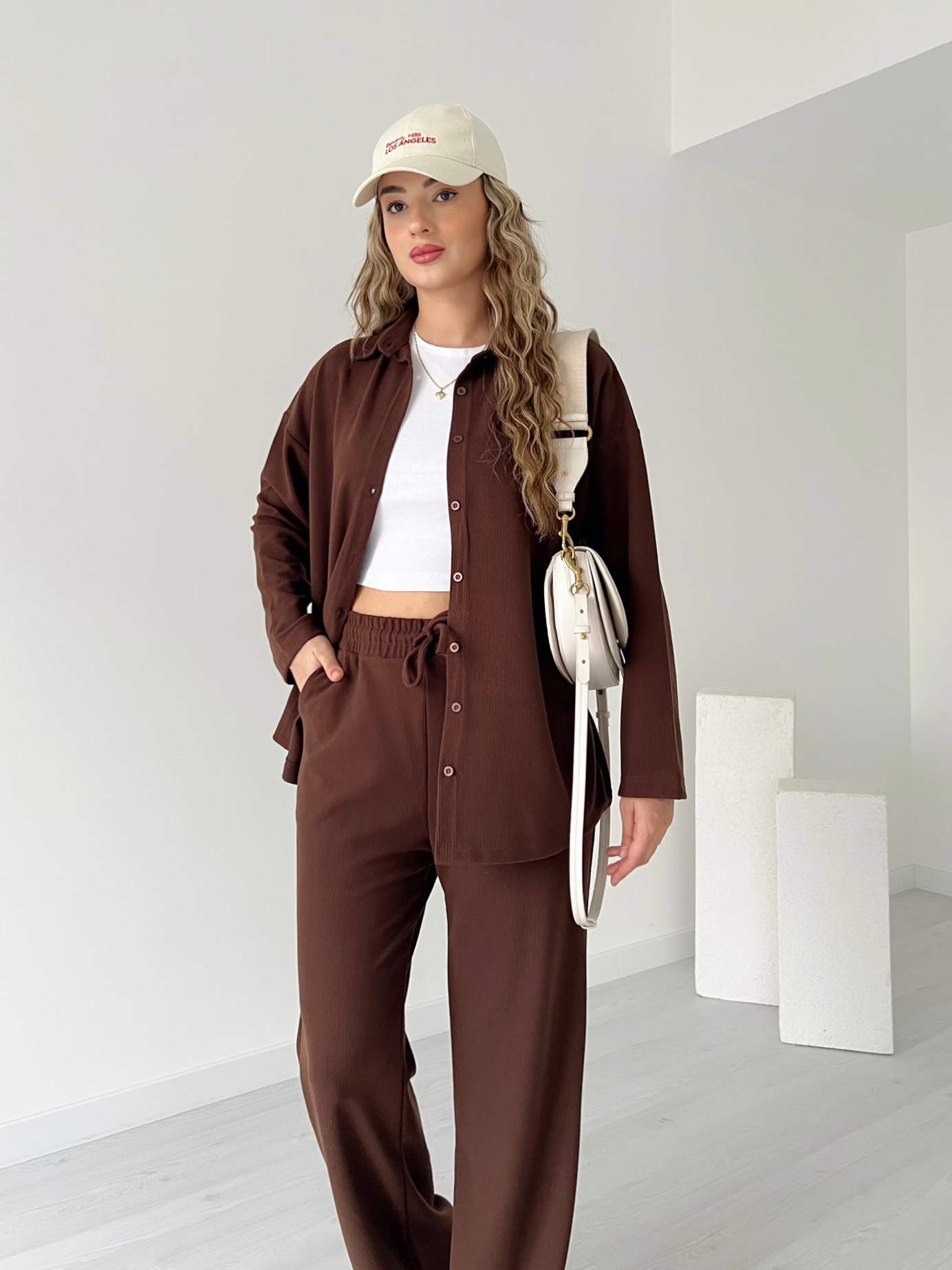 Selanik Kumaş Gömlekli Takım