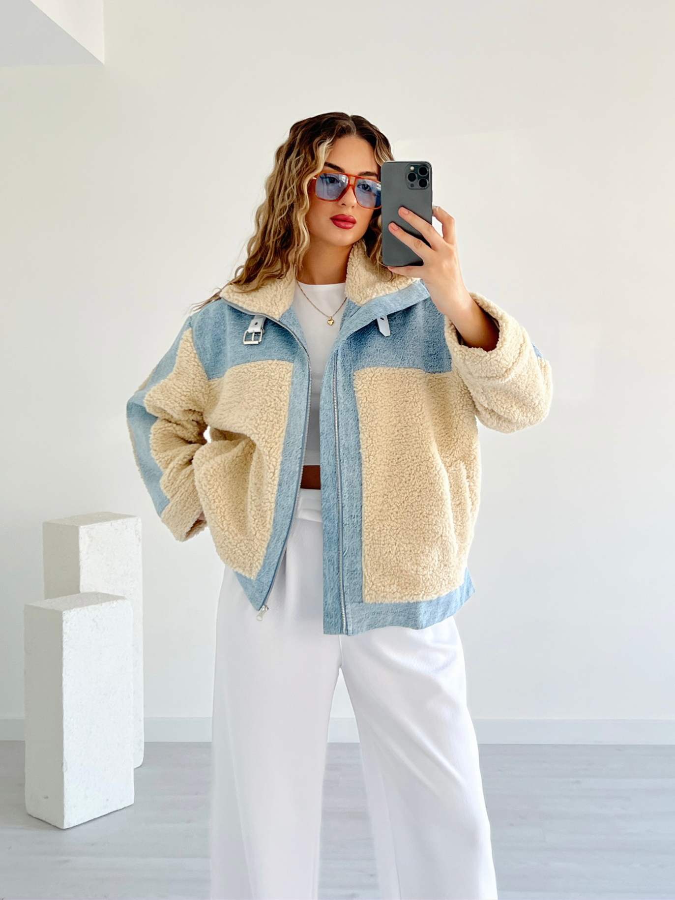 Denim Garnili Teddy Mont