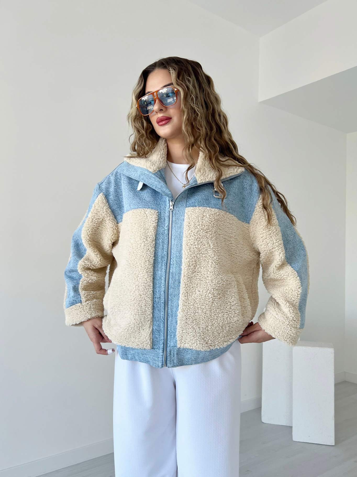 Denim Garnili Teddy Mont