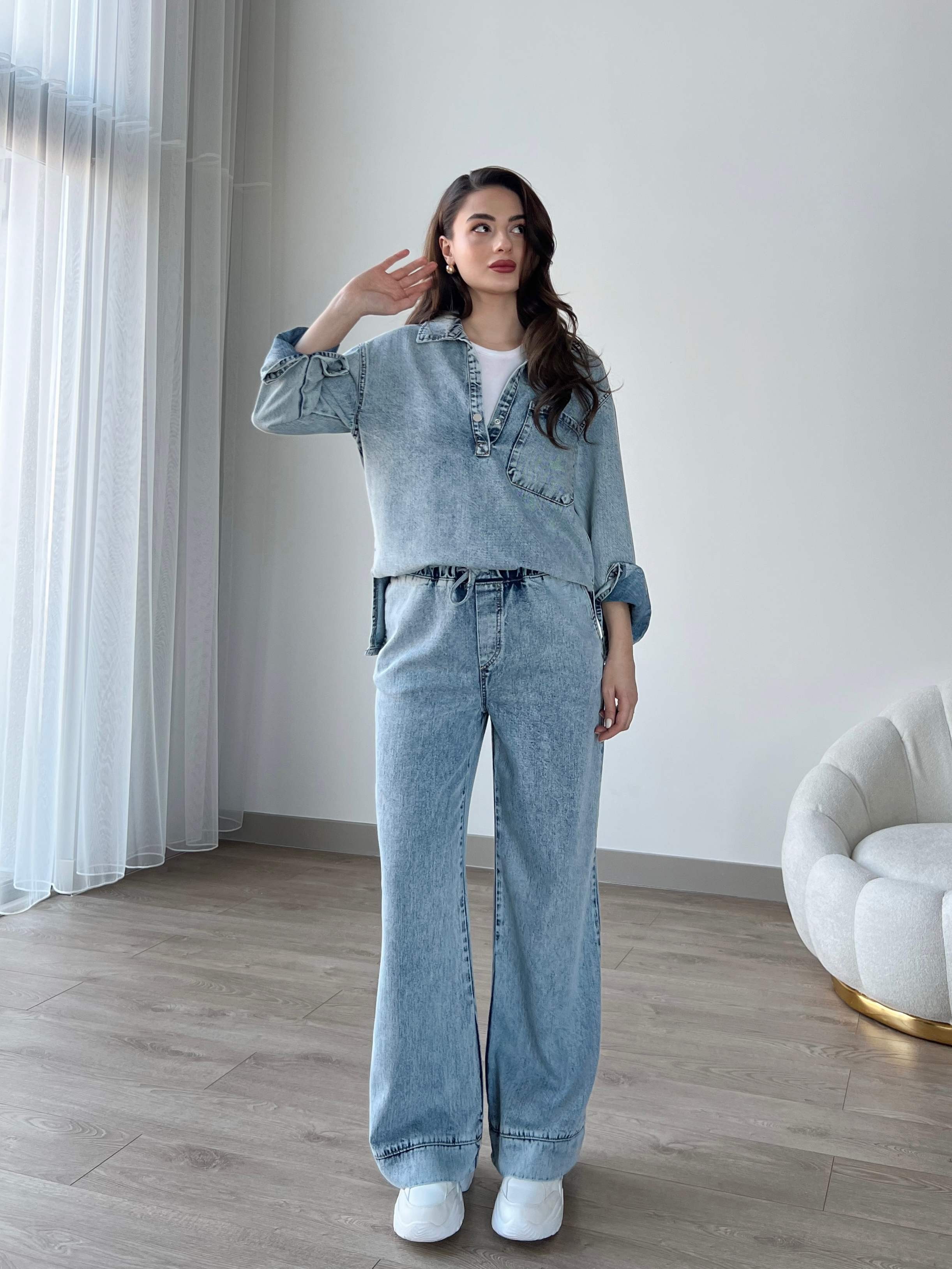 ALICIA İkili Denim Takım