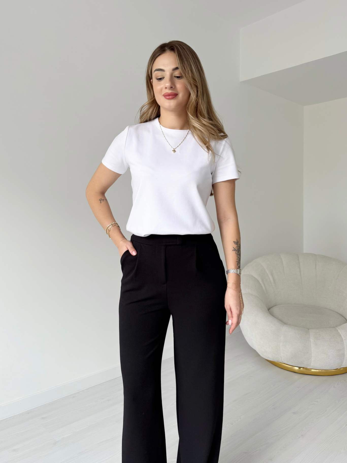 Cırtlı Palazzo Pantolon