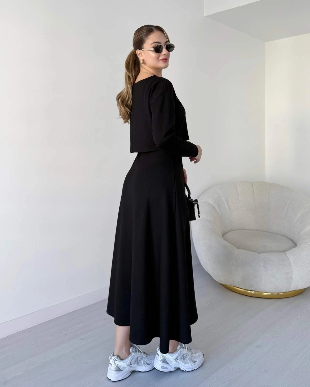 Elbise - Bluz İkili Takım