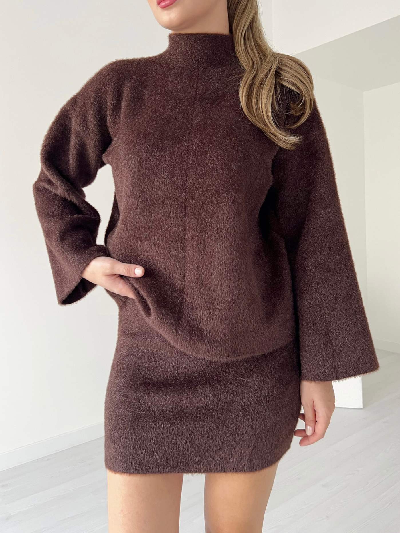 Yumoş Etekli Triko Takım