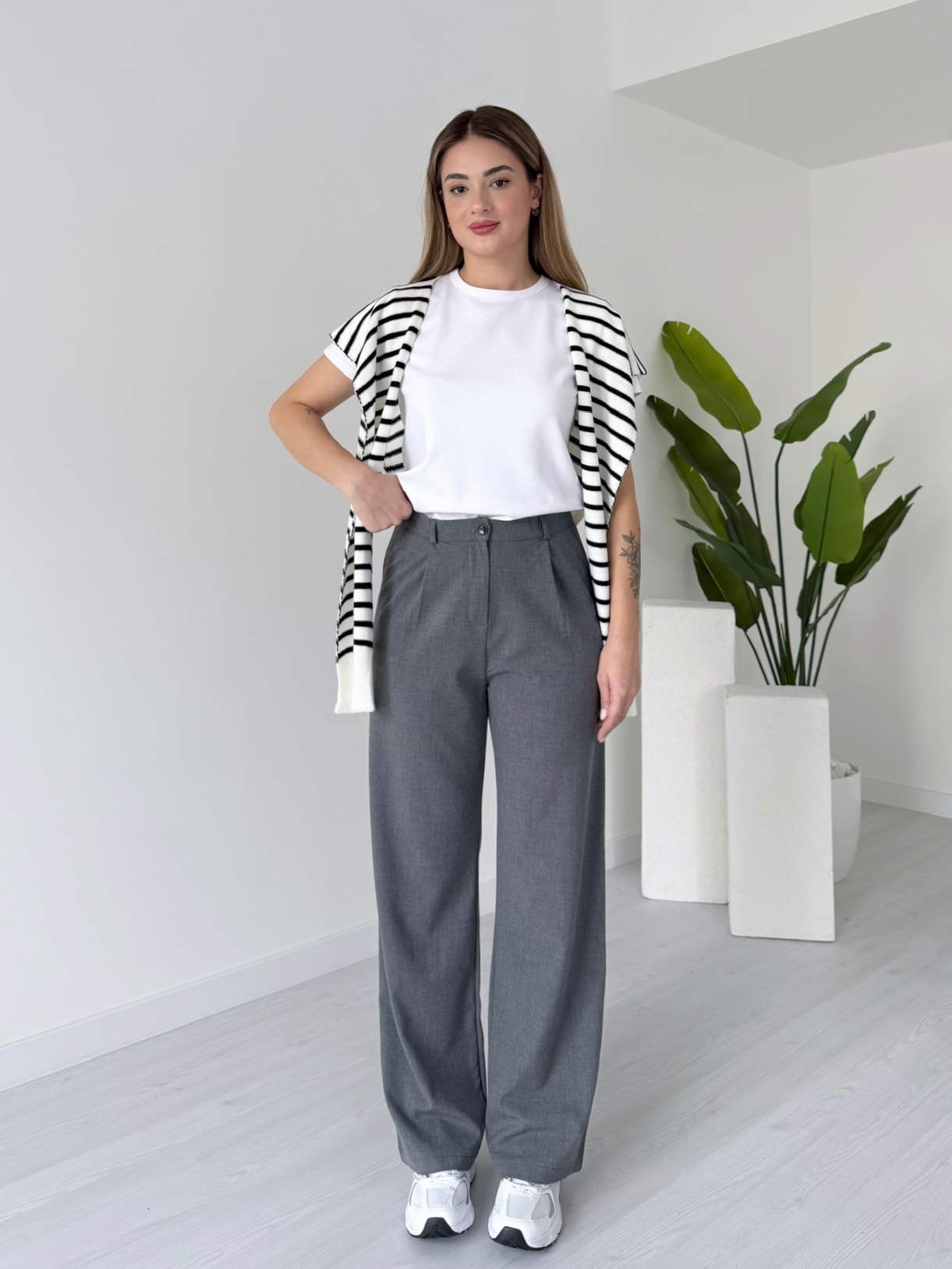 Palazzo Kumaş Pantolon