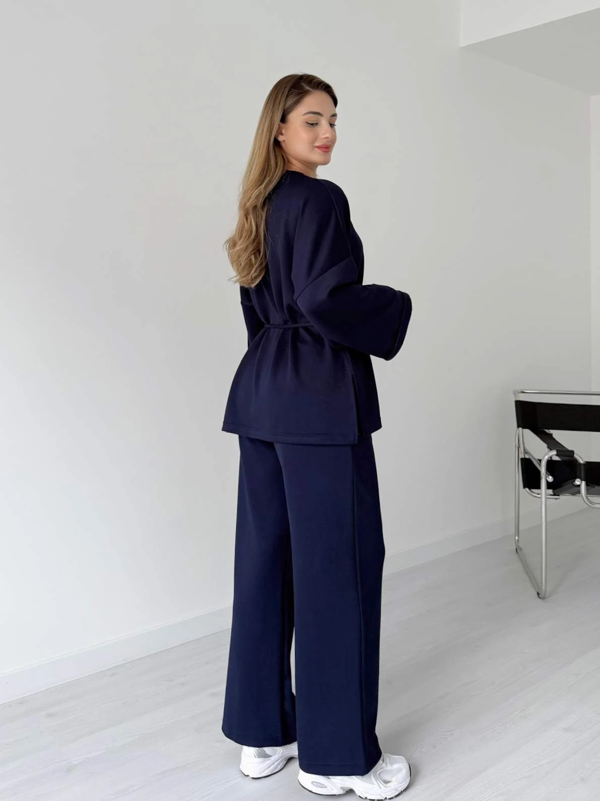 Bağlama Detaylı Modal Kumaş İkili Takım