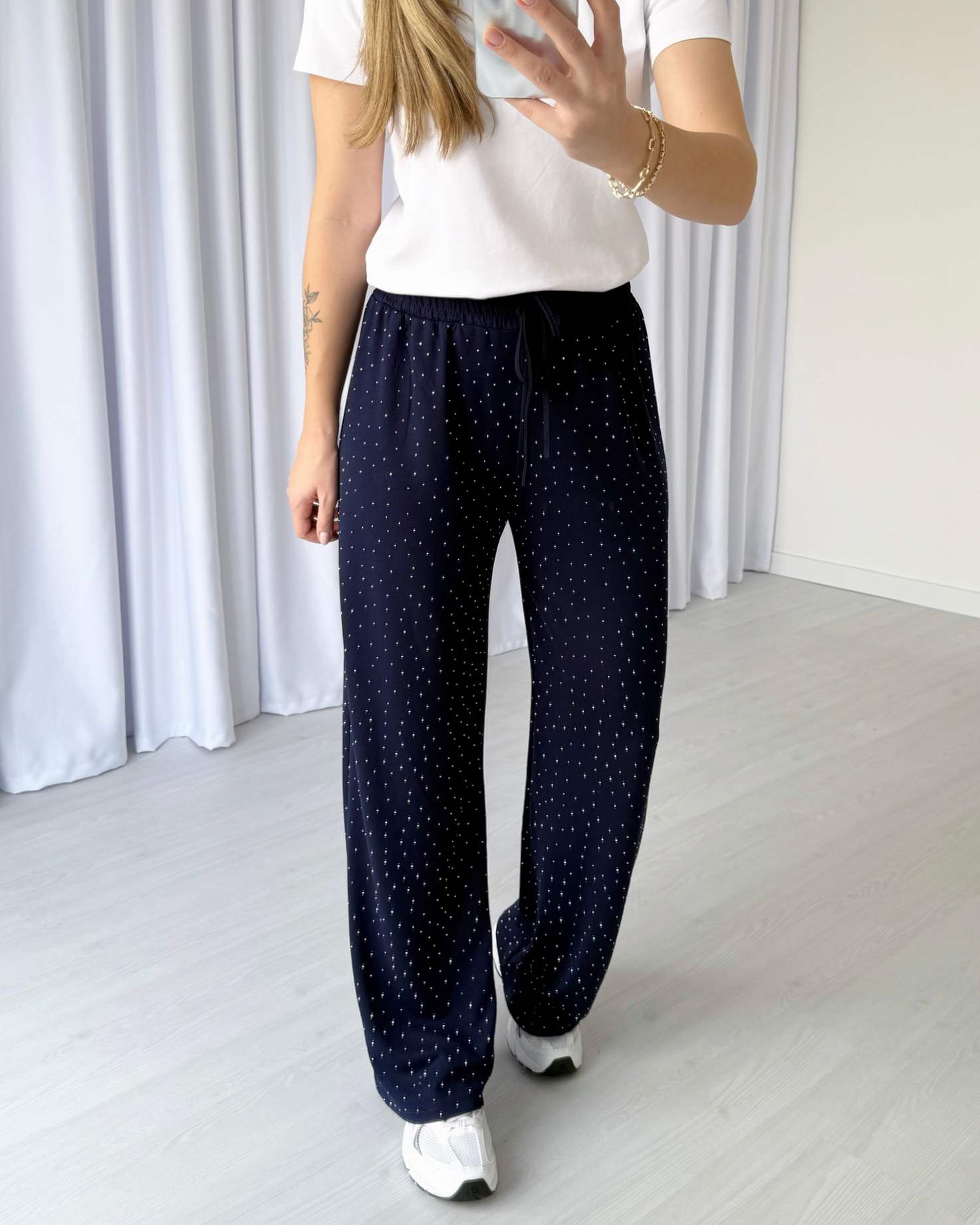 Modal Kumaş Işıltılı Pantolon