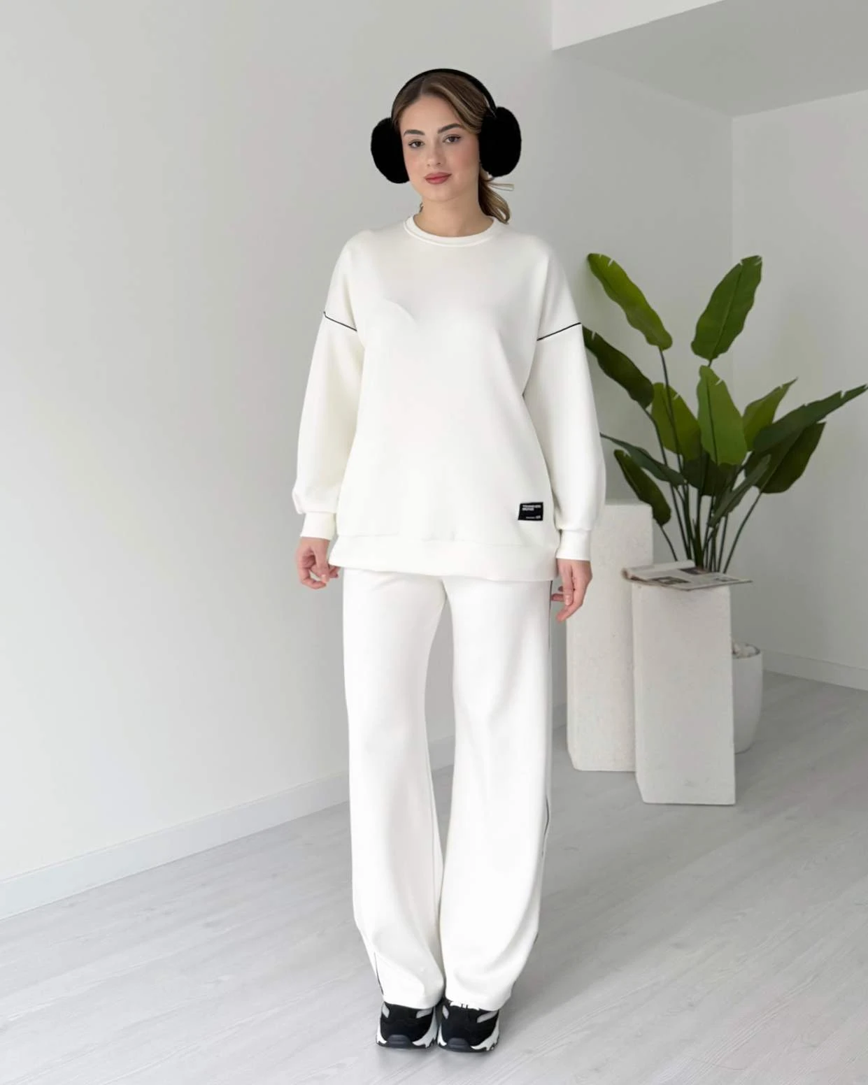 Arma Detaylı Oversize Eşofman Takımı