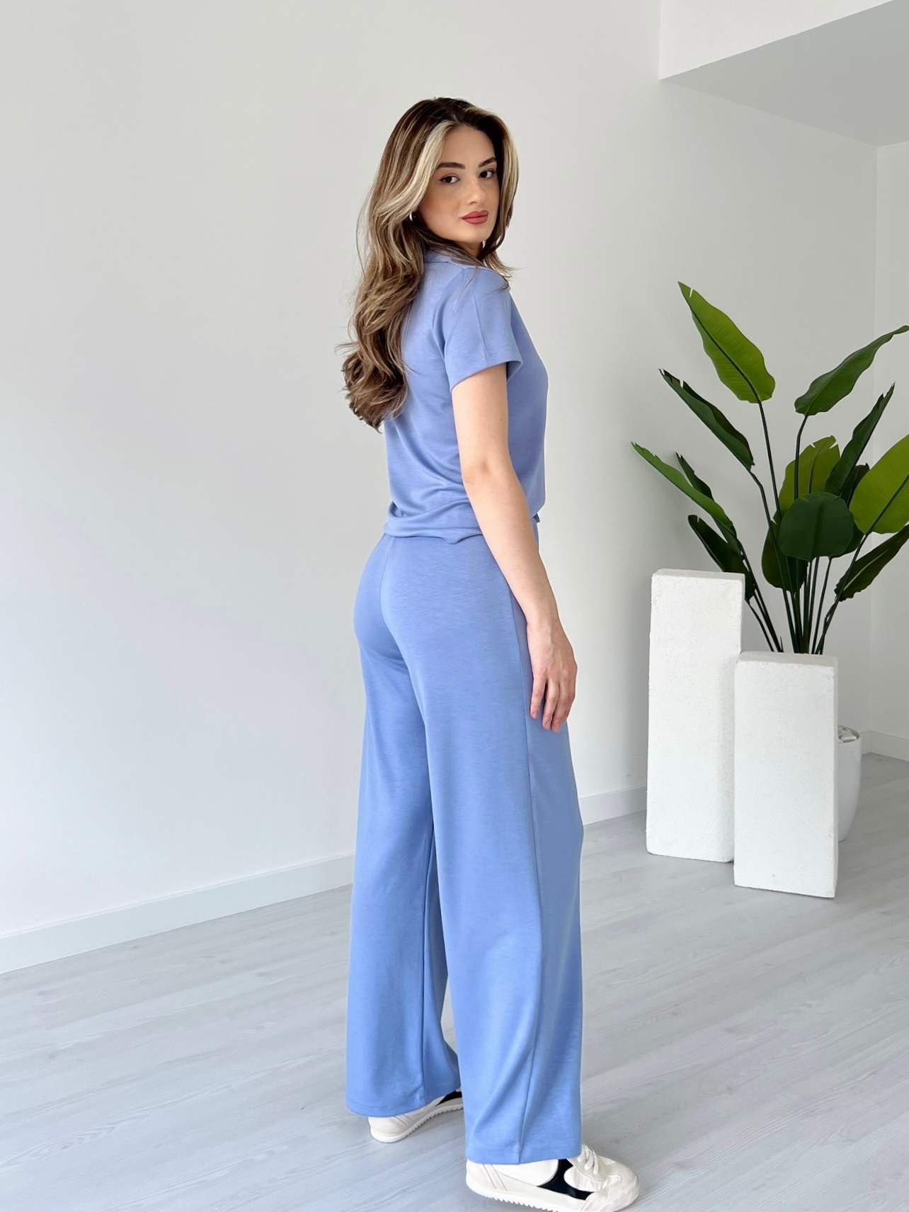Polo Yaka Modal Kumaş İkili Takım