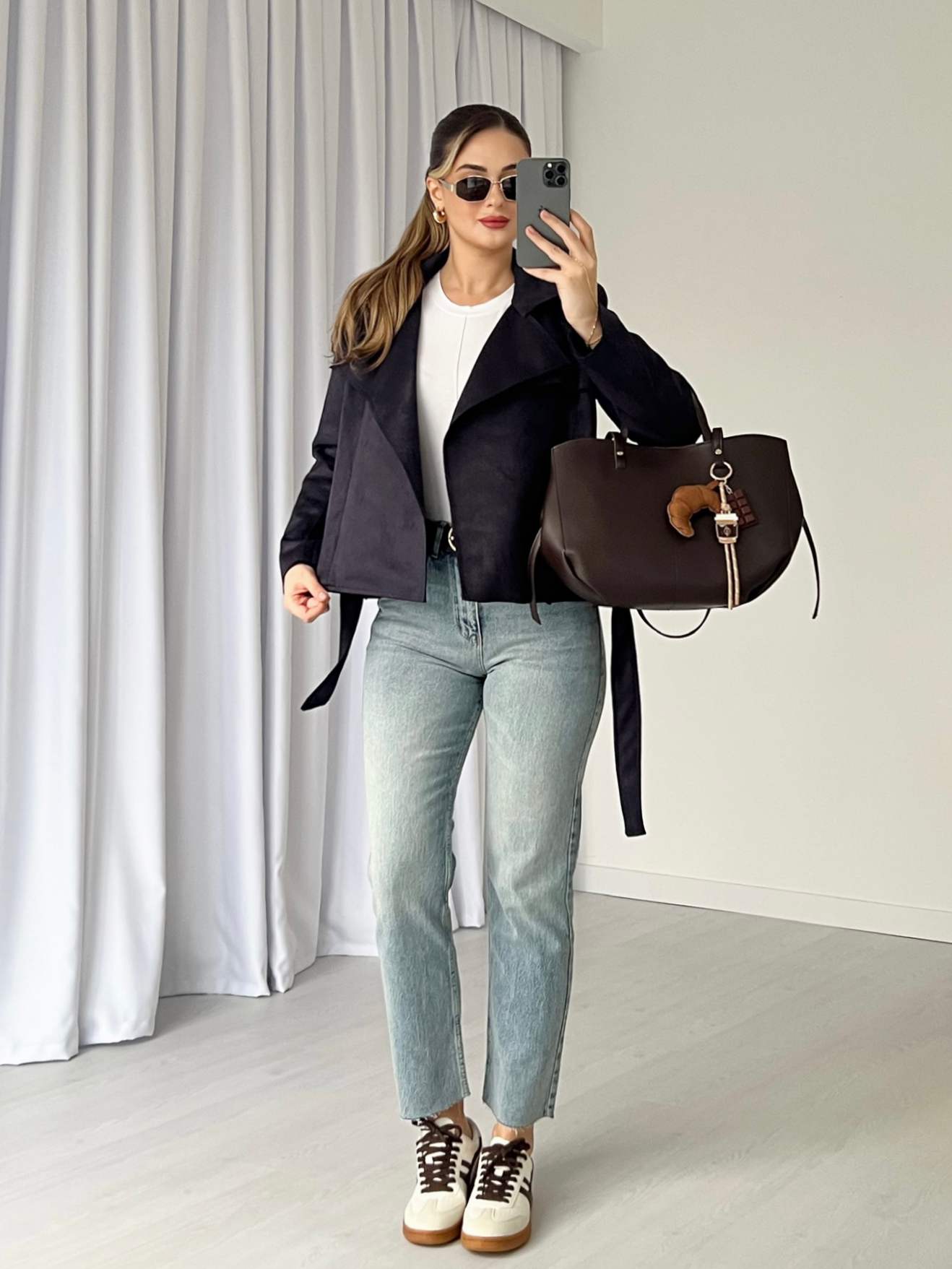 Vatkalı Kısa Nubuk Ceket