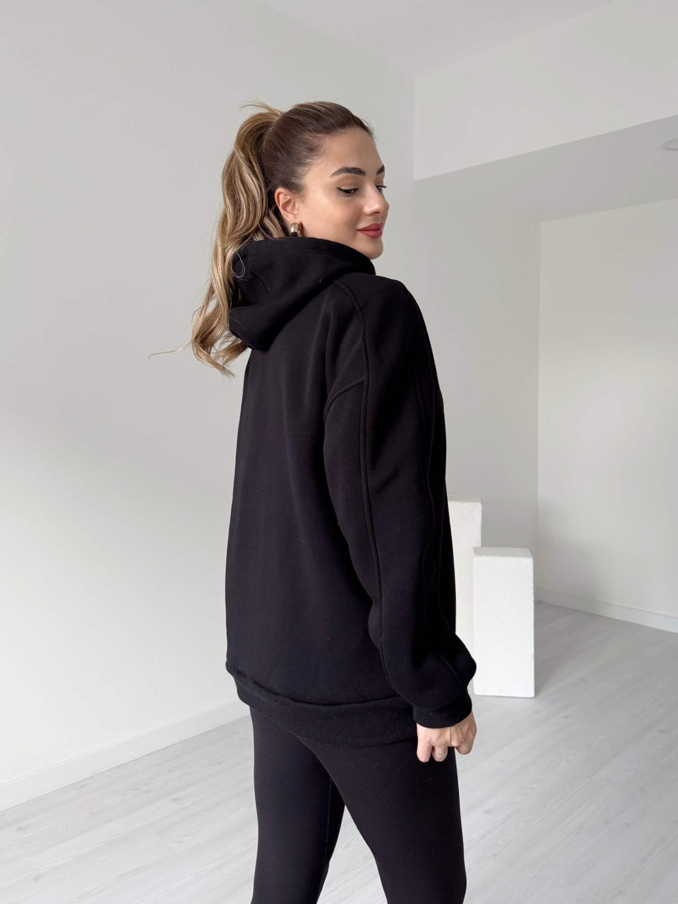 Oversize Kapüşonlu Hoodie