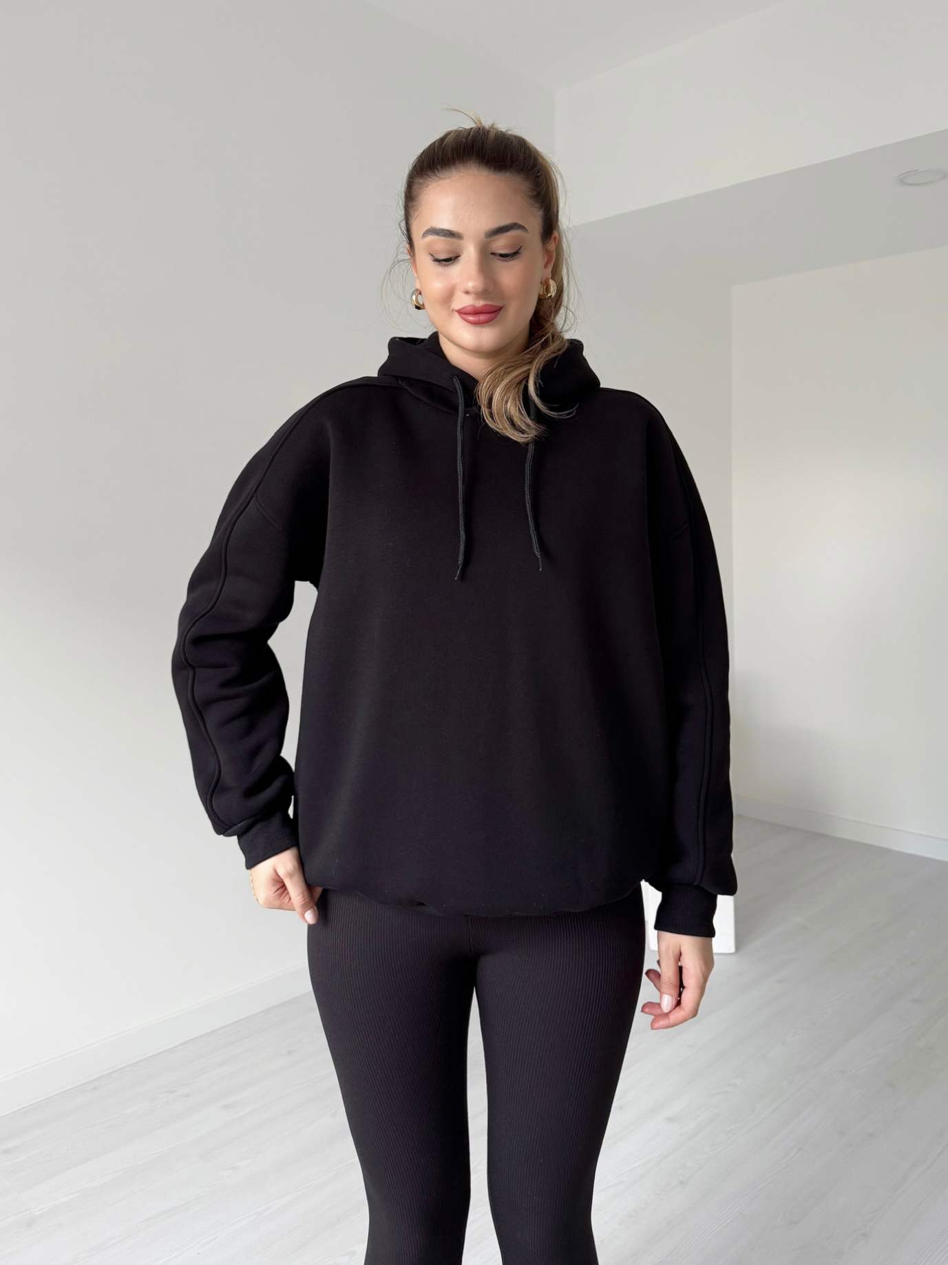 Oversize Kapüşonlu Hoodie