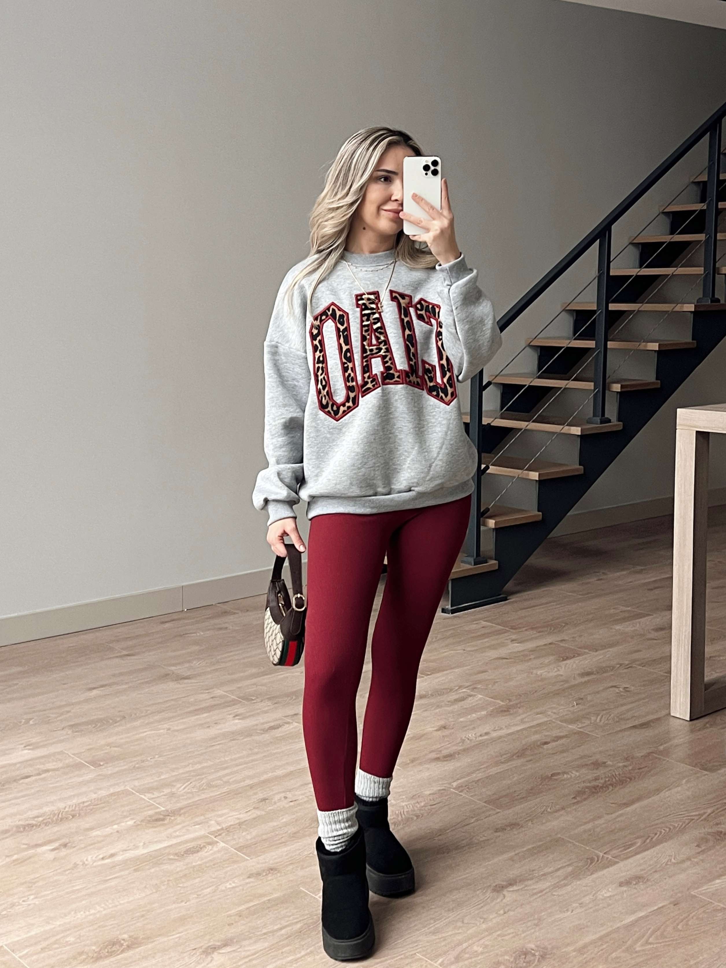 CIAO Üç İplik Şardonlu Sweatshirt