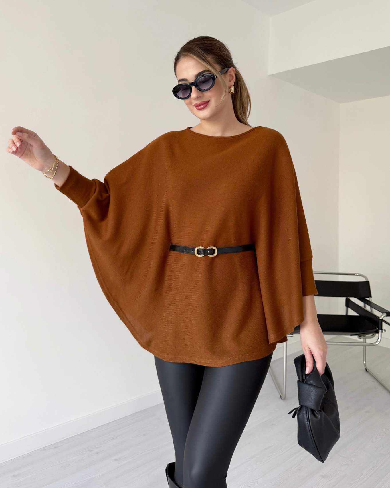 Kemerli Triko Panço - Taba