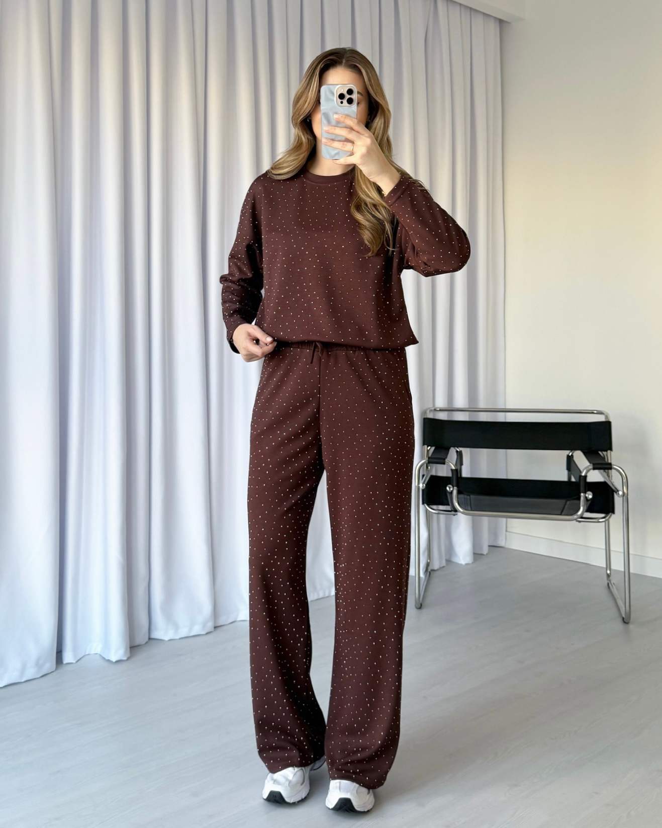 Modal Kumaş Işıltılı Takım