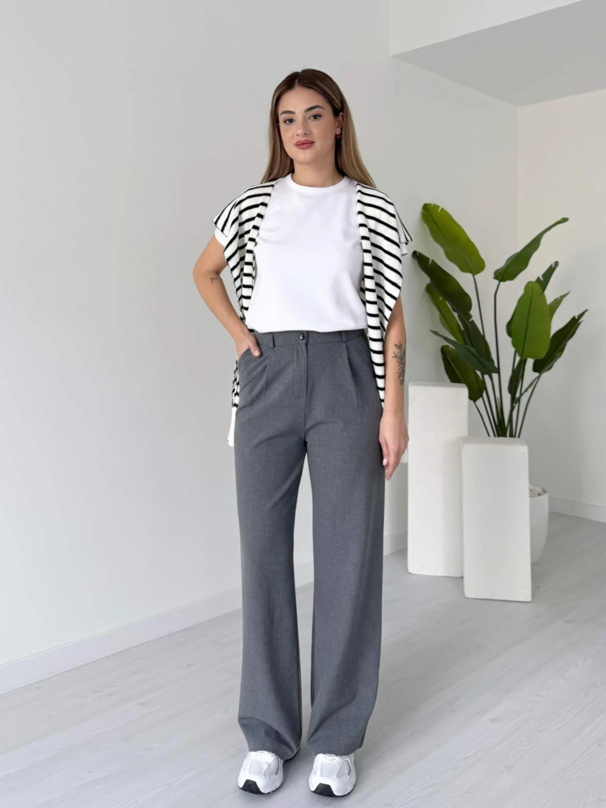 Palazzo Kumaş Pantolon