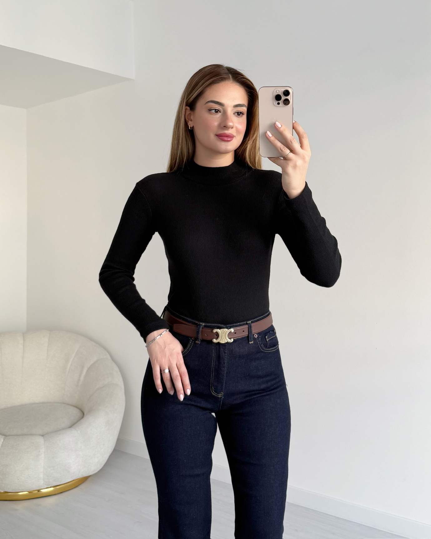 Yarım Balıkçı Soft Dokulu Kazak